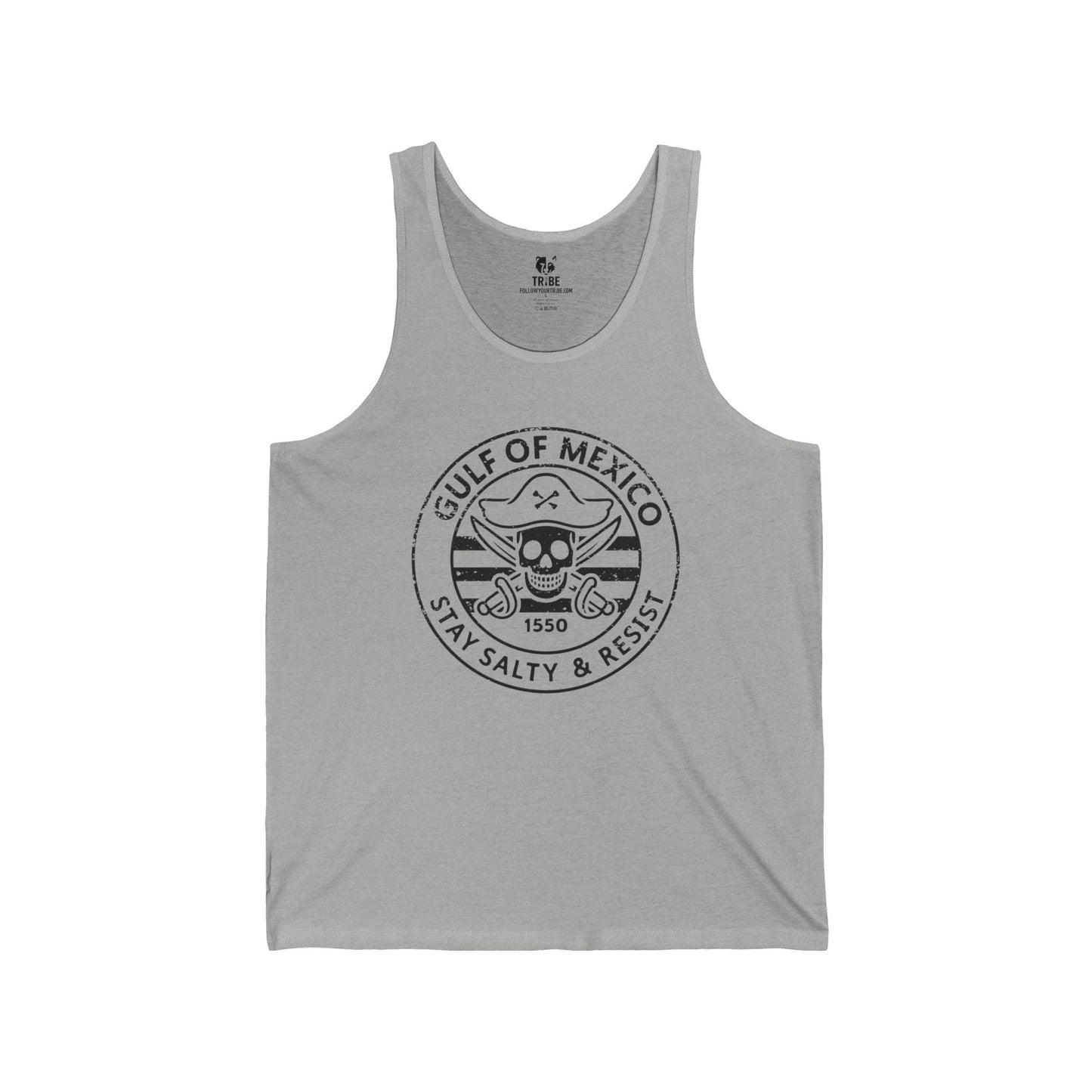 Gulf of Mexico Pirate Resist Shirt Protest Tank Top Social Justice Anti-Trump Merch Anti-Fascism Gear Resistance Tank Top Democrat Apparel