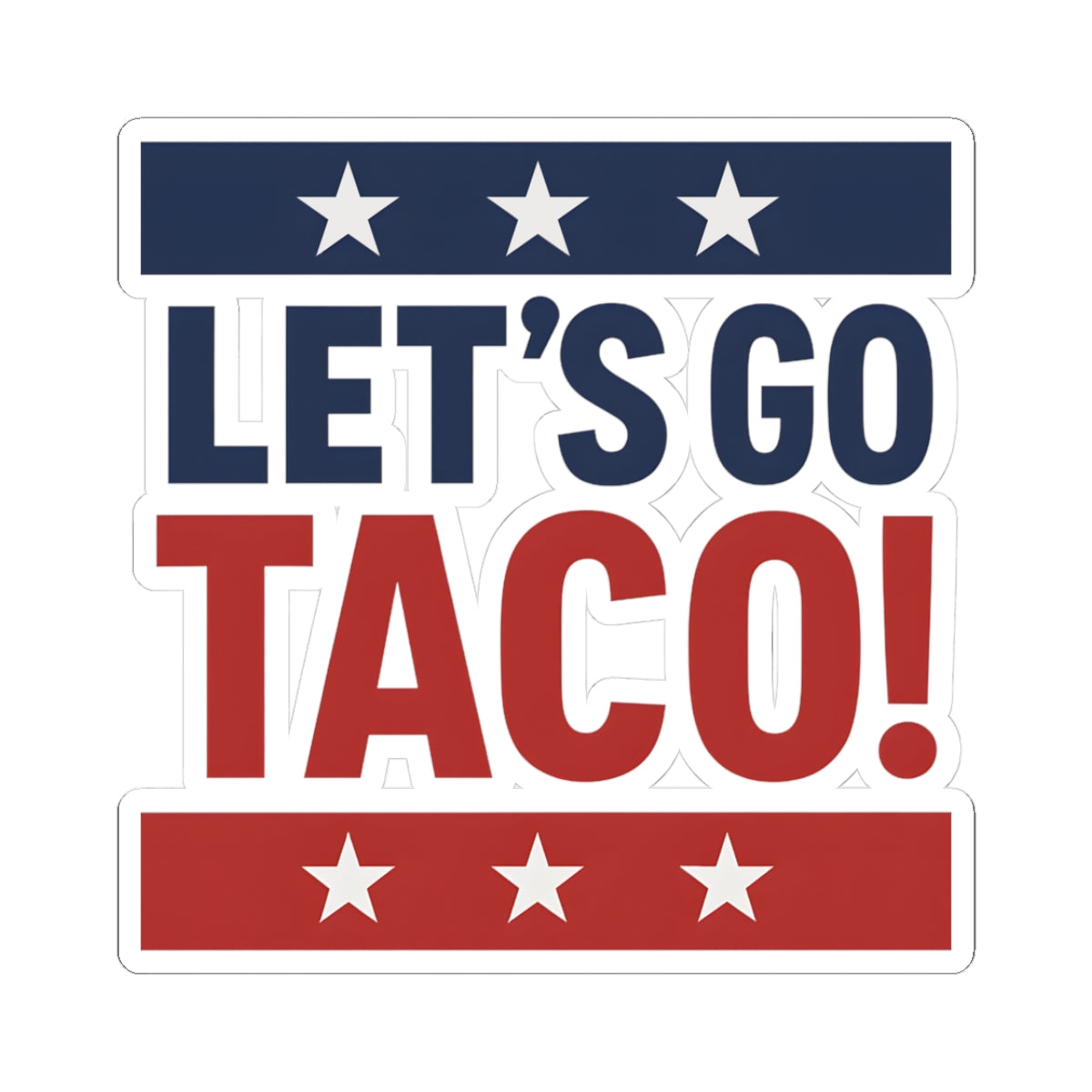 Resist Sticker Let's Go Taco USA America Pride Anti-Trump Merch Political Decal FDT Protest Sticker Activist Anti-Fascism Resistance Decal