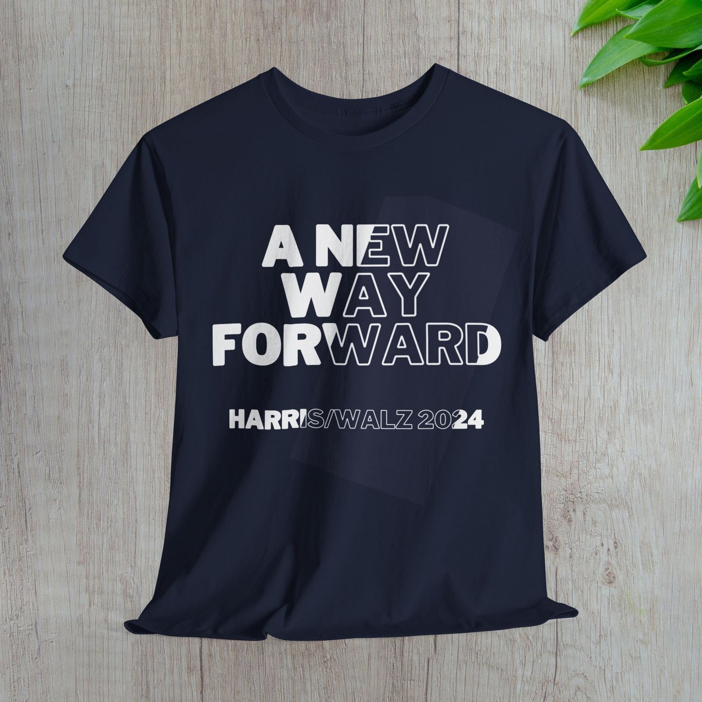 New Way Forward Shirt- We're Not Going Back Tee-  Democrat Presidential Election T-Shirt