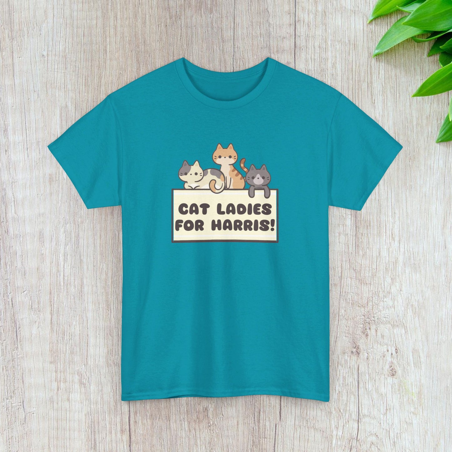 Cat Ladies for Harris Shirt- Cat Ladies Tee-  Witty Democrat Presidential Election T-Shirt