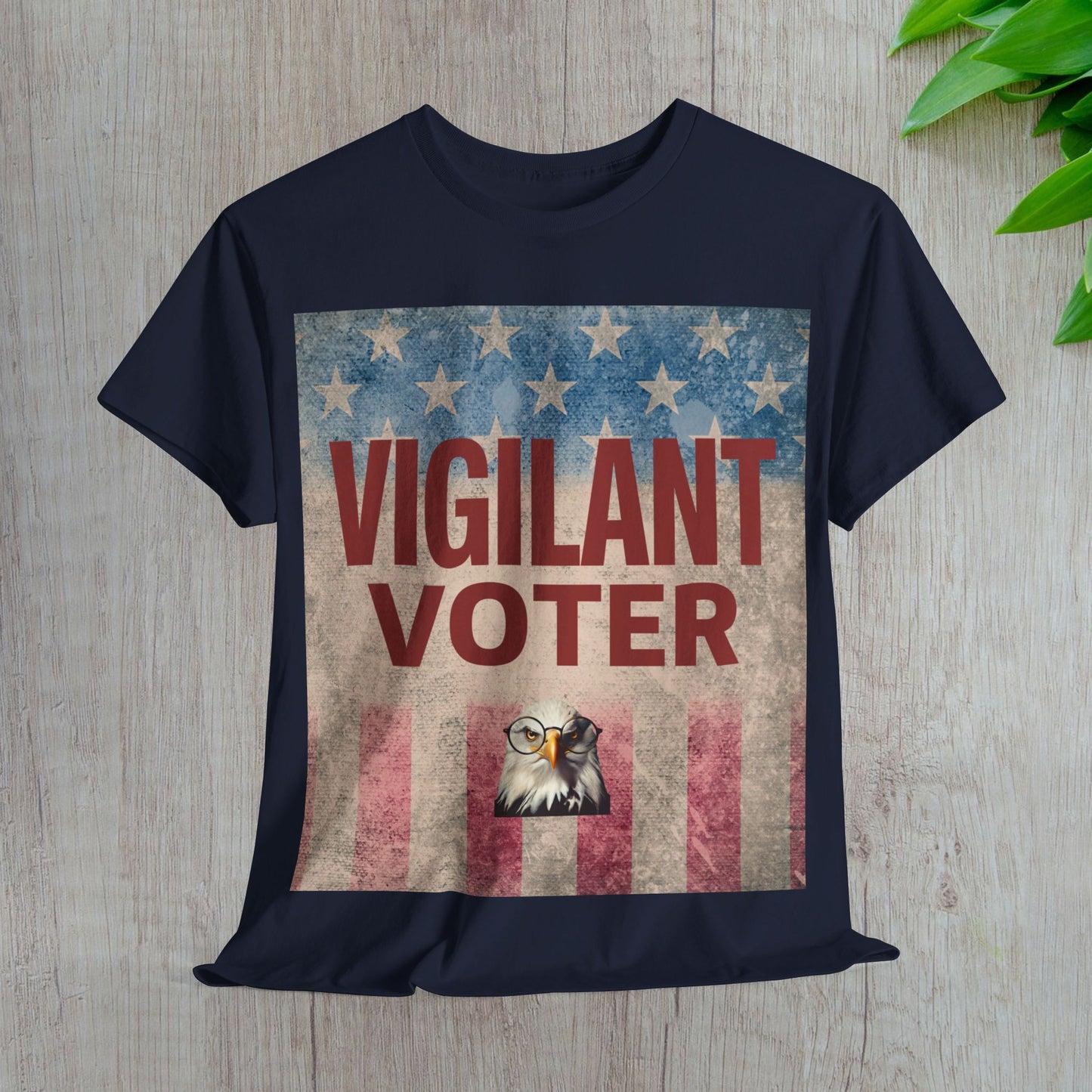 Vigilant Voter Shirt- Vote Blue Save Democracy Tee- Democrat Presidential Election T-Shirt