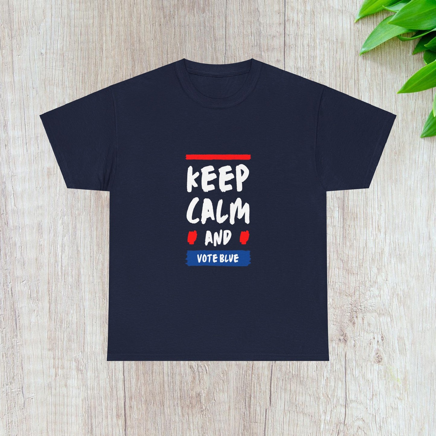 Keep Calm and Vote Blue Shirt- Save Democracy Tee- Democrat Presidential Election T-Shirt