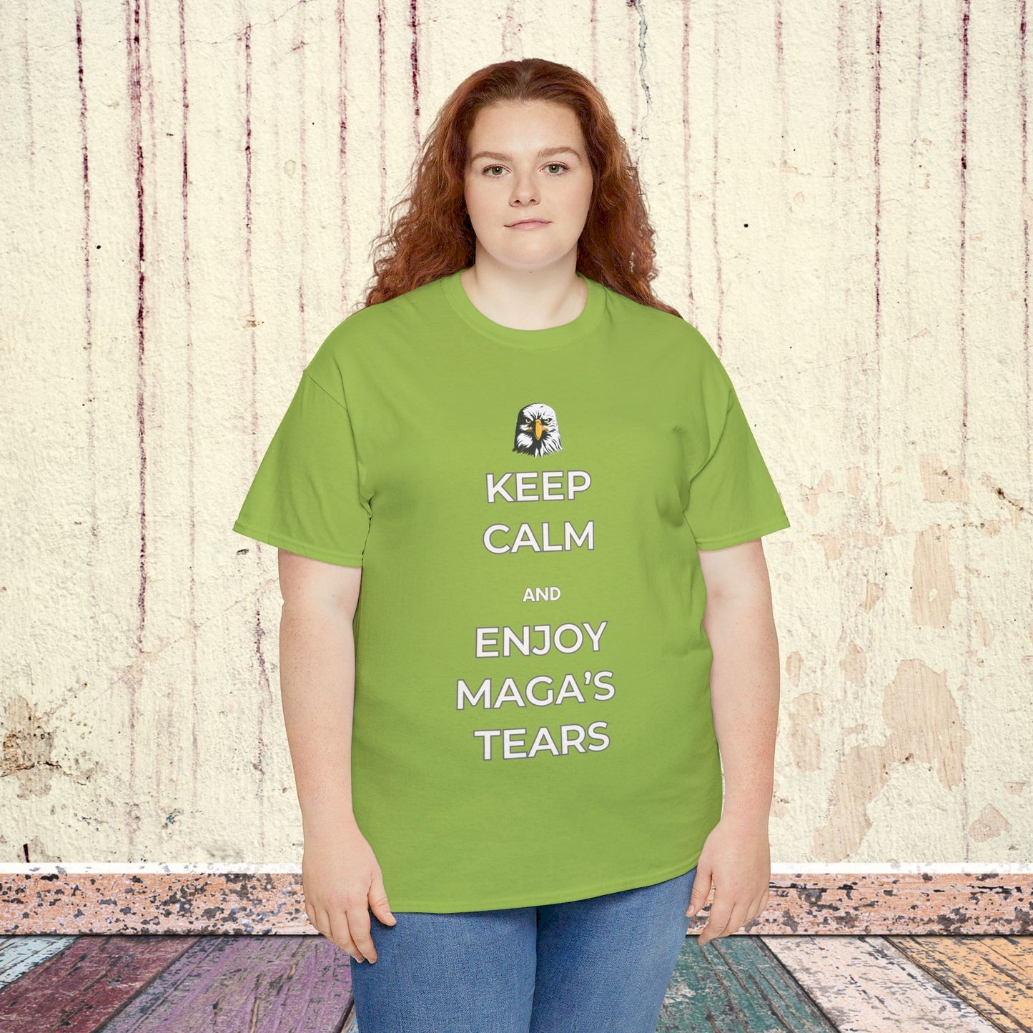 Keep Calm and Enjoy MAGA's Tears Shirt- Harris Walz Tee-  Democrat Presidential Election T-Shirt