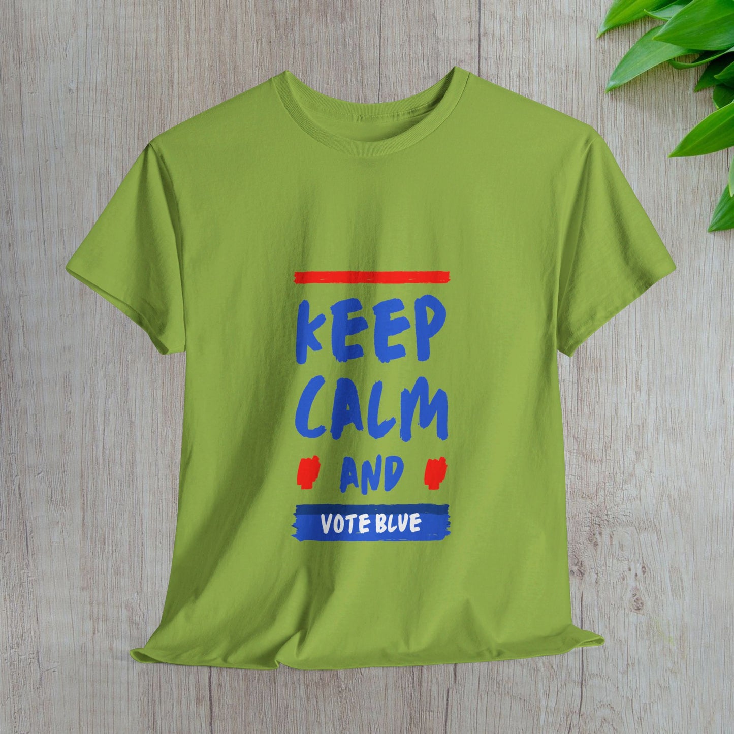 Keep Calm and Vote Blue Shirt- Save Democracy Tee- Democrat Presidential Election T-Shirt