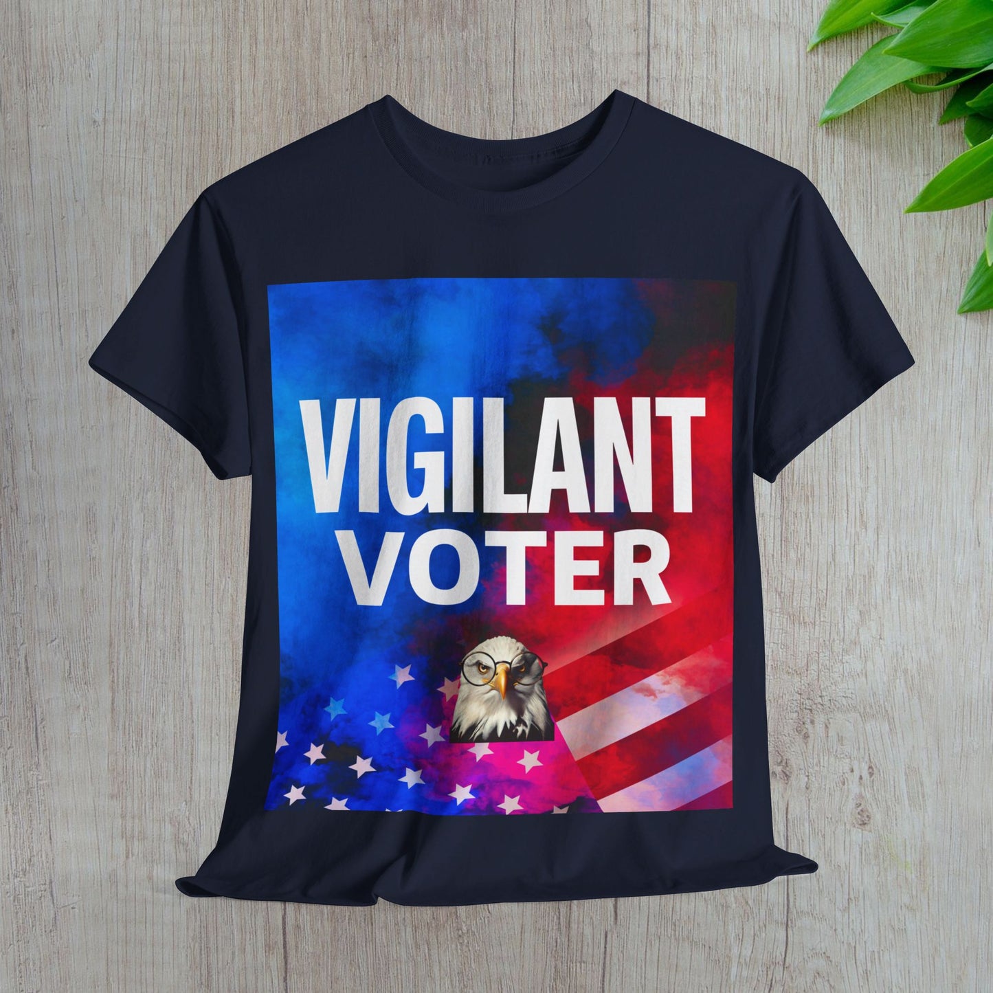 Vigilant Voter Shirt- Vote Blue Save Democracy Tee- Democrat Presidential Election T-Shirt