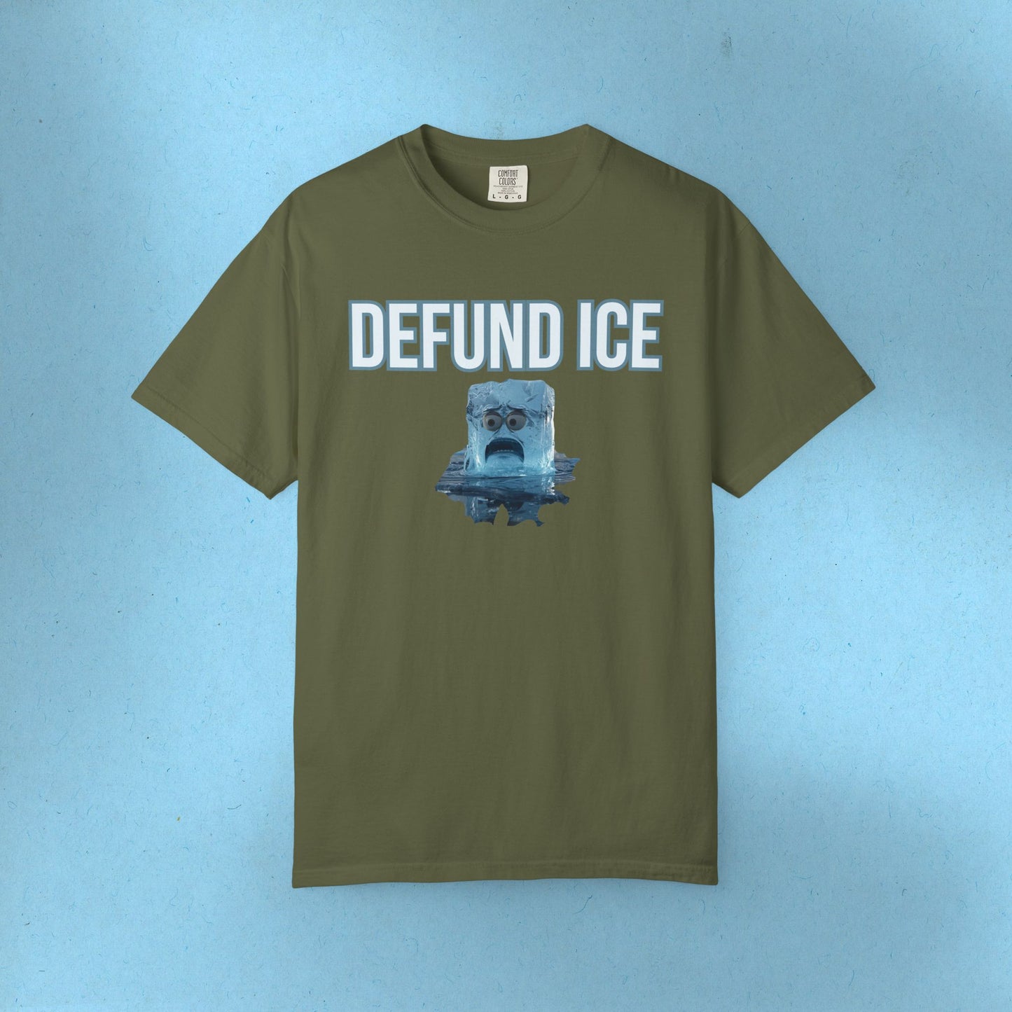 Defund ICE Tee Protest Shirt Foxtrot Delta Tango F*ck Donald Trump Anti-Fascism Abolish Icestapo Comfort Colors Ring-Spun Cotton Tshirt