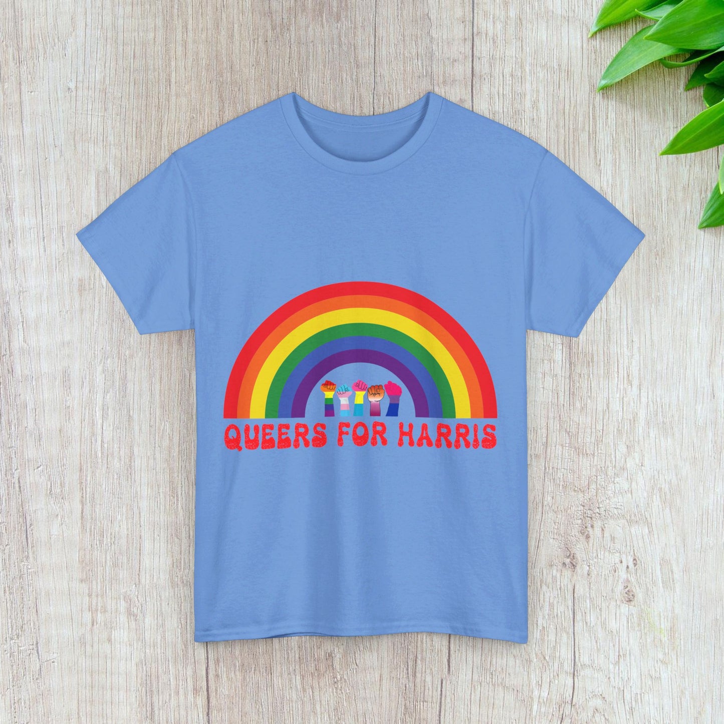 Queers For Harris Shirt- Support LGBTQ Tee-  Democrat Presidential Election T-Shirt