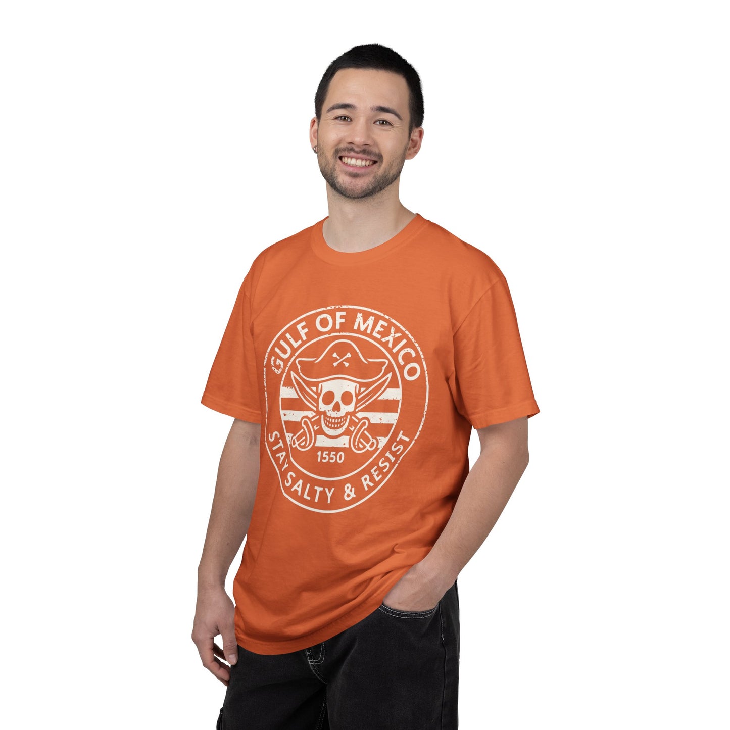 Gulf of Mexico Tee Pirate Protest Shirt Social Justice Shirt Cotton Comfort Colors Resistance Anti Trump Resist TShirt Democrat Apparel