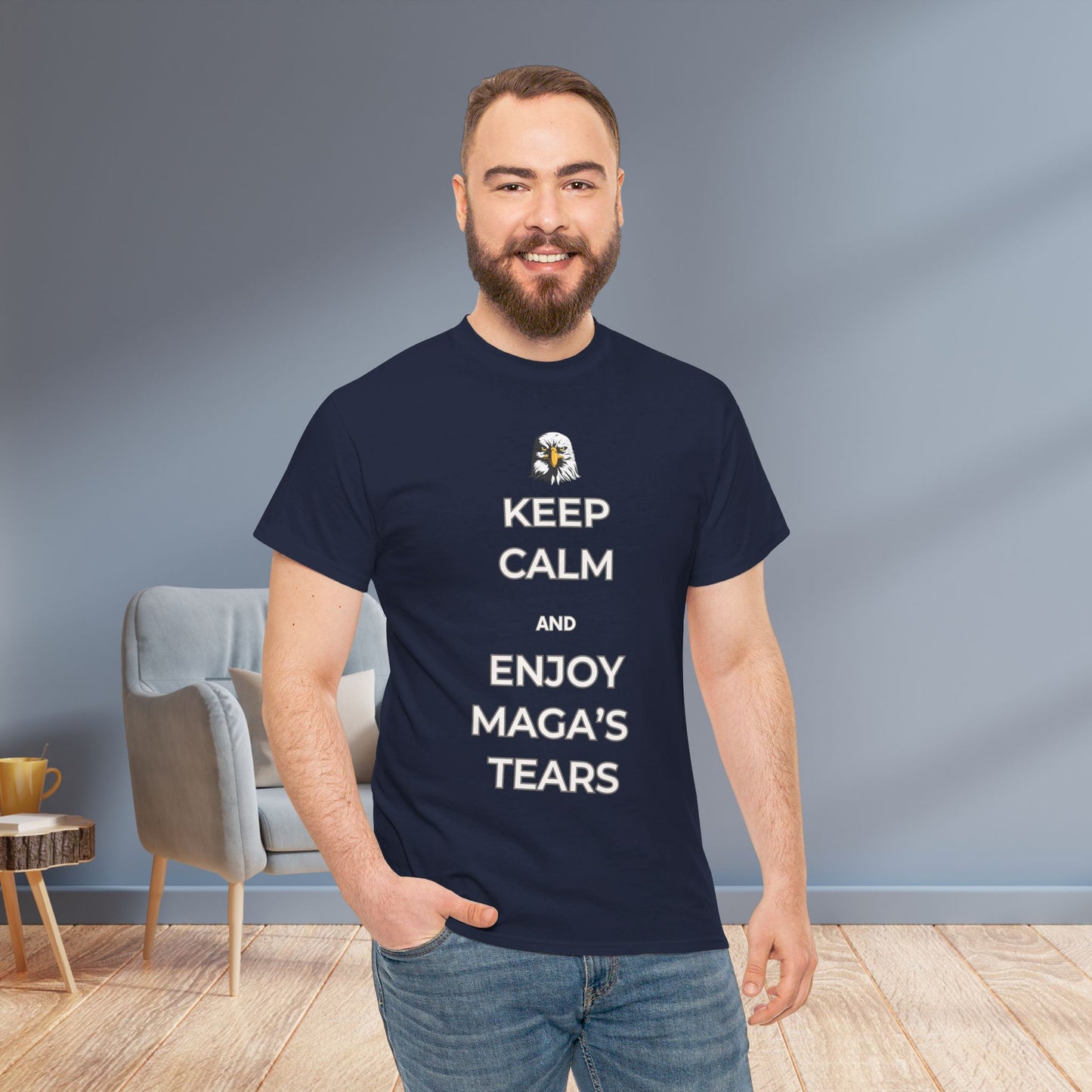 Keep Calm and Enjoy MAGA's Tears Shirt- Harris Walz Tee-  Democrat Presidential Election T-Shirt