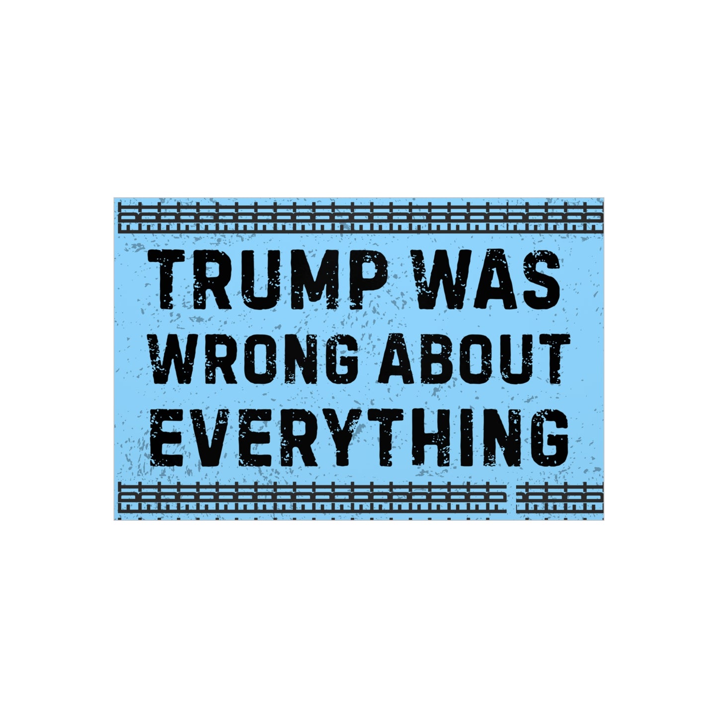 FDT Foam Board Sign Political Protest Anti Trump Resistance Fuck Donald Trump Banner Matte Dent Resistant Social Justice Protester Placard