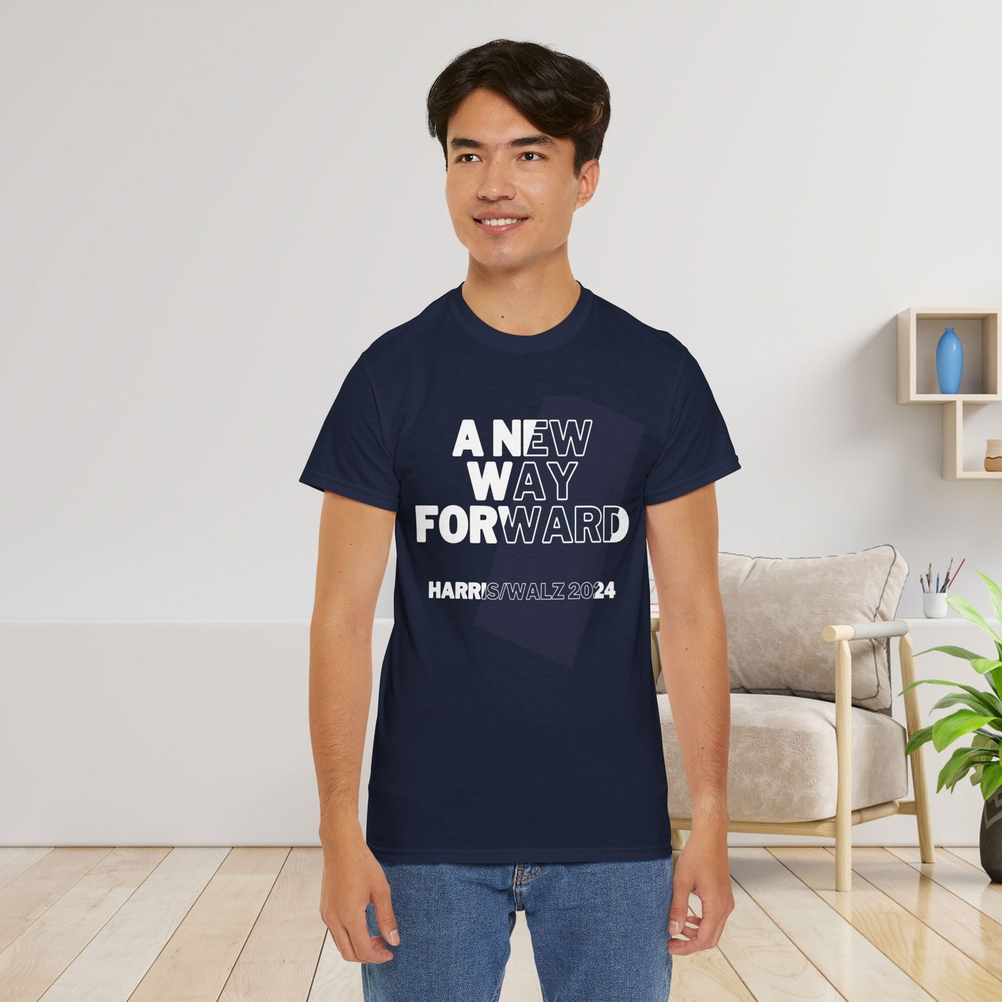 New Way Forward Shirt- We're Not Going Back Tee-  Democrat Presidential Election T-Shirt