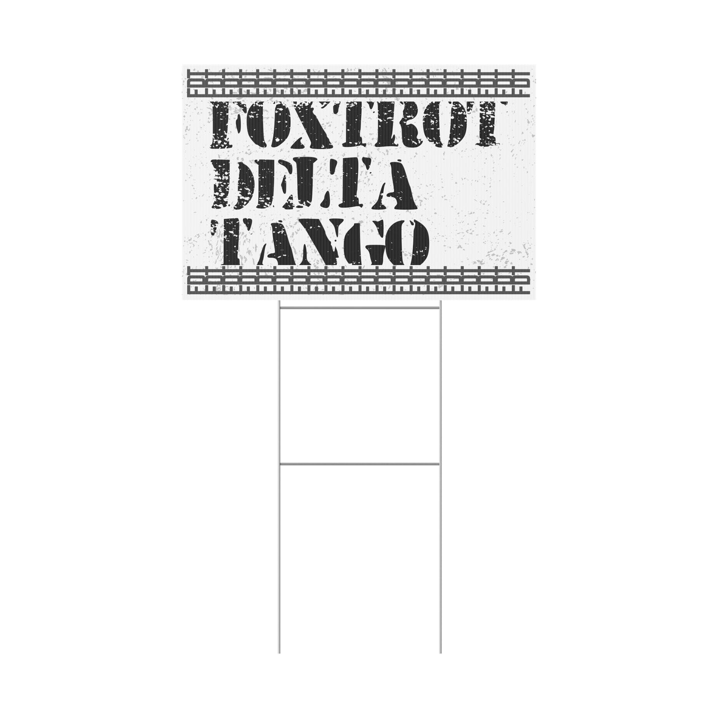 FDT Political Yard Sign Anti Trump Protest Sign Resistance Fuck Donald Trump Political Yard Decor Resist Anti-Fascism Activism Gear
