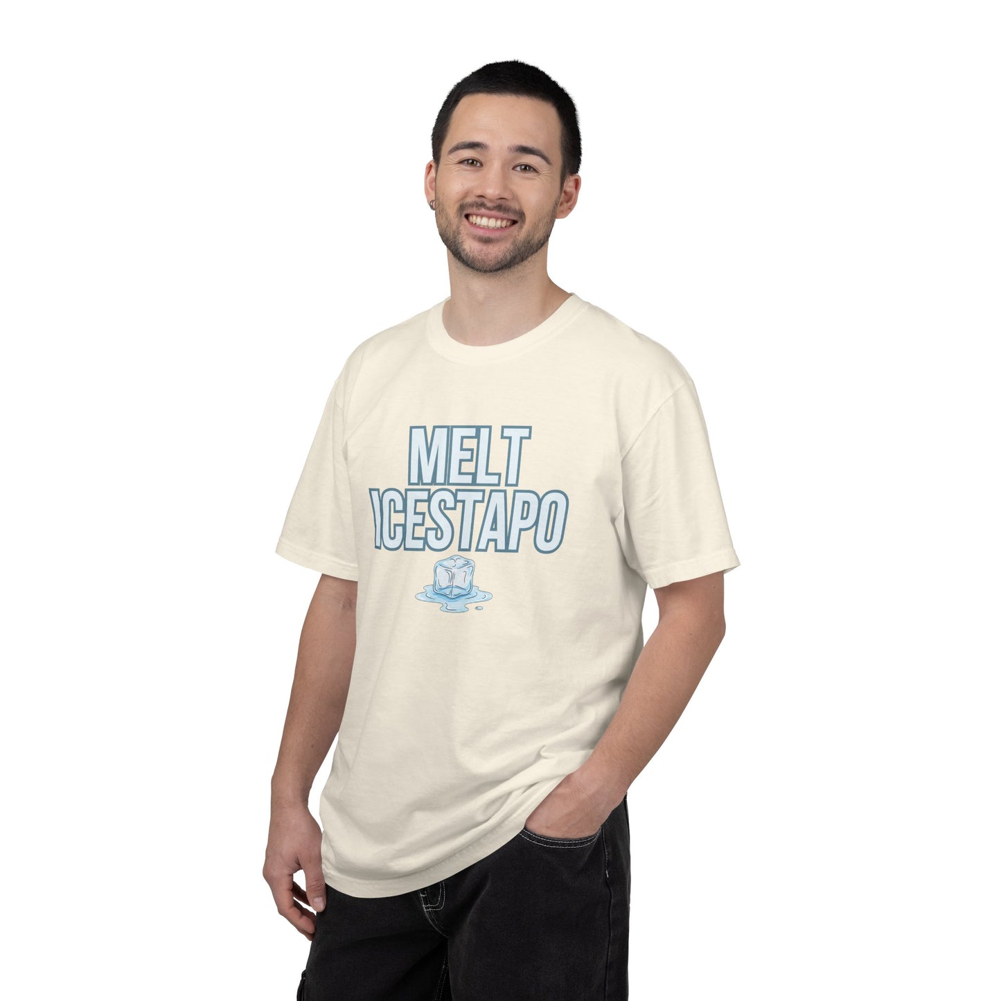 MELT ICESTAPO Tee Protest Shirt Foxtrot Delta Tango Fck Donald Trump Anti-Fascism Abolish ICE Gestapo Comfort Colors Ring-Spun Cotton Tshirt