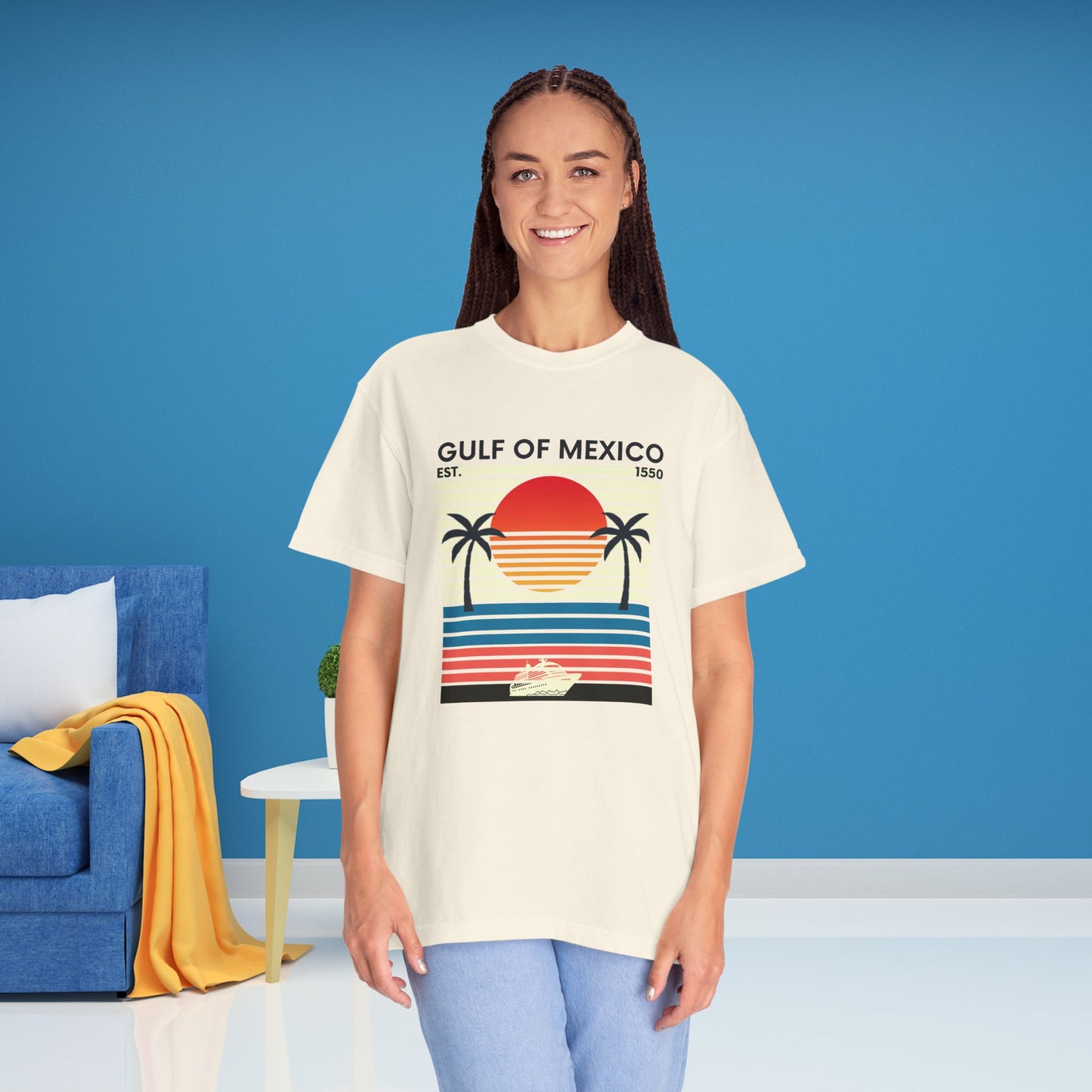 Gulf of Mexico Tee Sunset Resist T-Shirt Social Justice Shirt Comfort Colors Resistance Tee Anti Trump Protest Tshirt Democrat Apparel