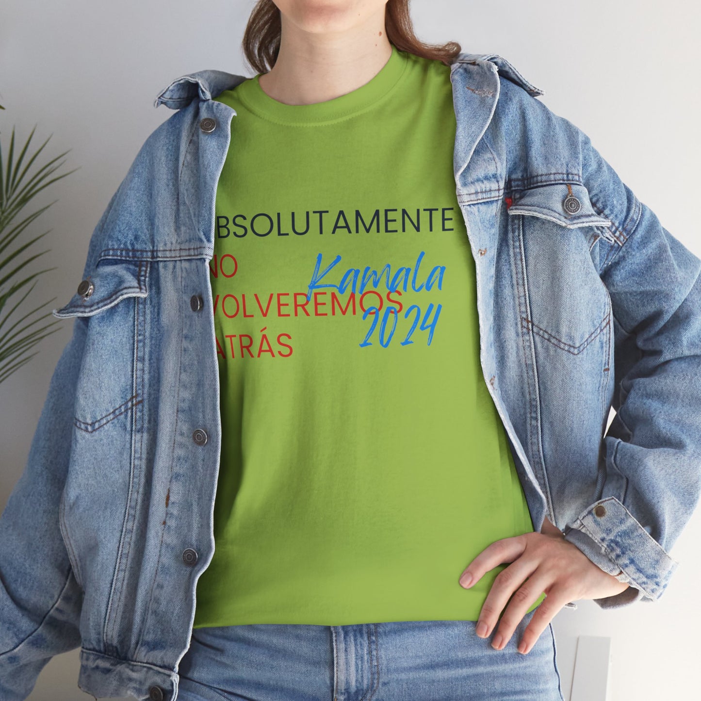 Absolutamente No Volveremos Atrás Shirt- We're Not Going Back en Español Save Democracy Tee-  Democrat Presidential Election T-Shirt