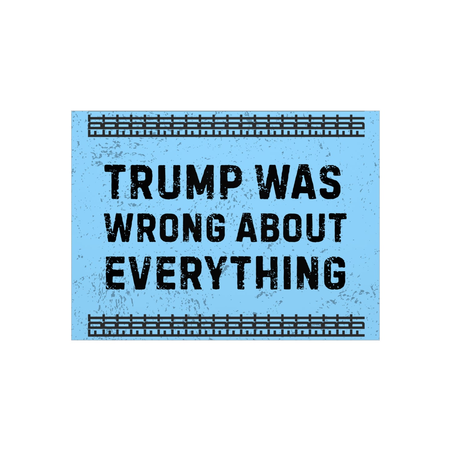 FDT Foam Board Sign Political Protest Anti Trump Resistance Fuck Donald Trump Banner Matte Dent Resistant Social Justice Protester Placard