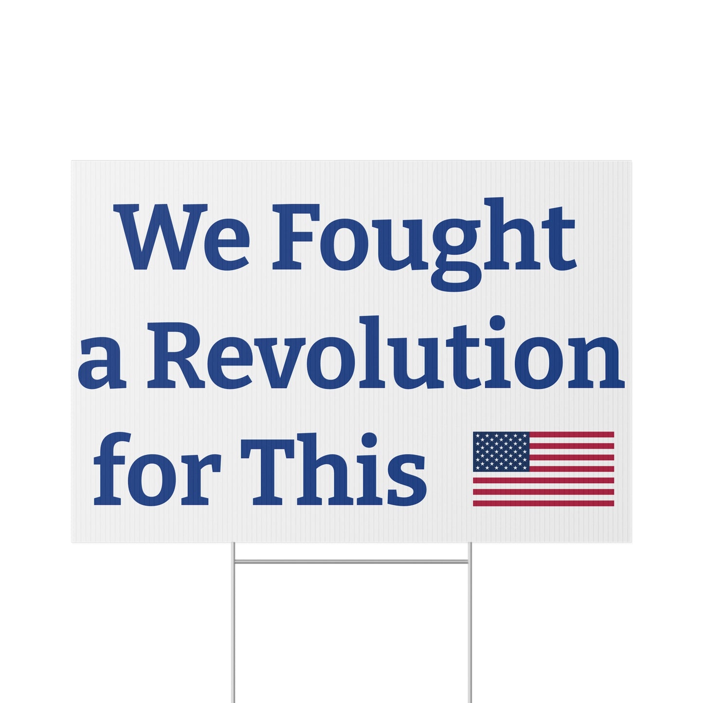 Large-Patriotic Lawn Sign Celebrate Freedom, Revolution, Americana Decor, Yard Sign, Independence Day, Political Statements, Outdoor Decor