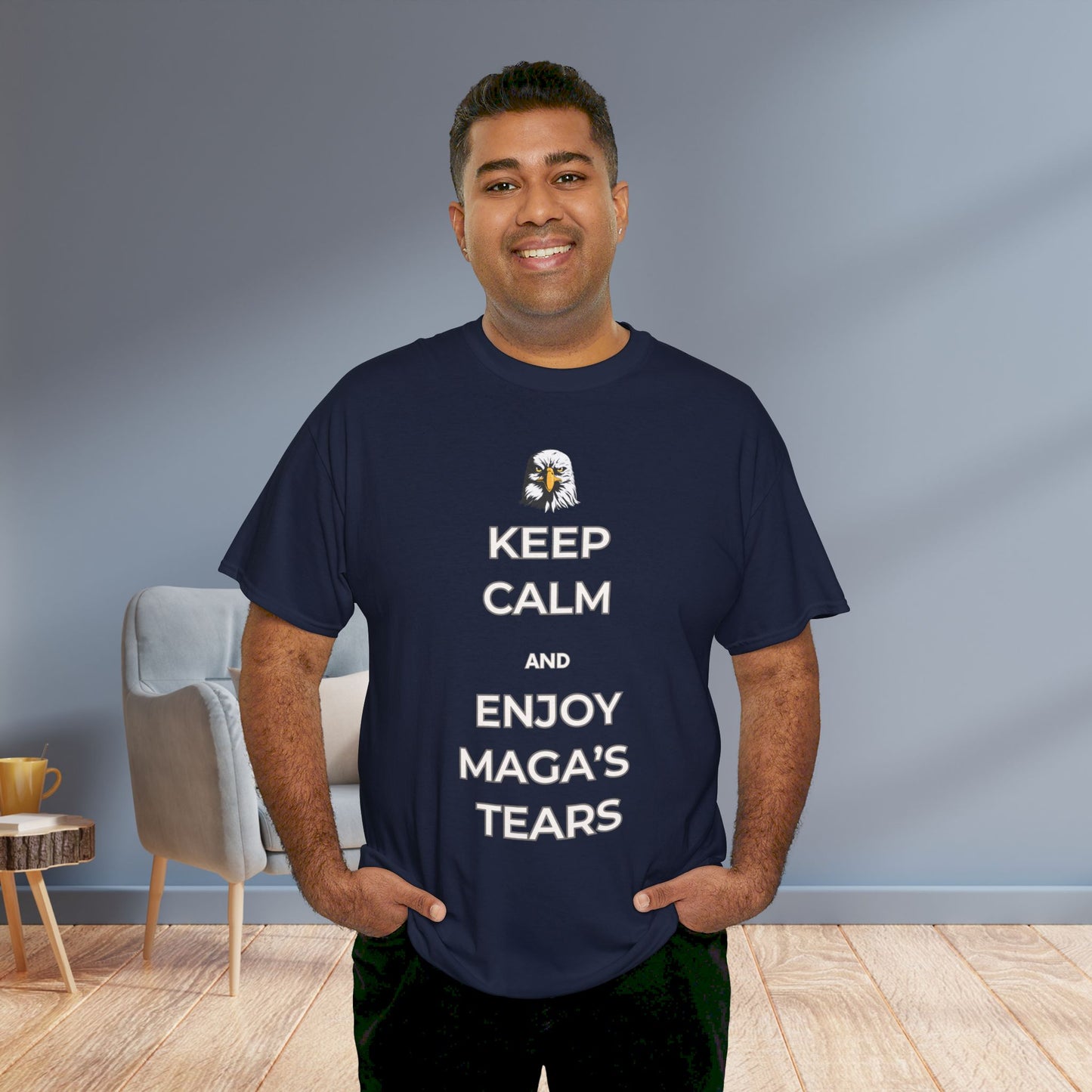 Keep Calm and Enjoy MAGA's Tears Shirt- Harris Walz Tee-  Democrat Presidential Election T-Shirt