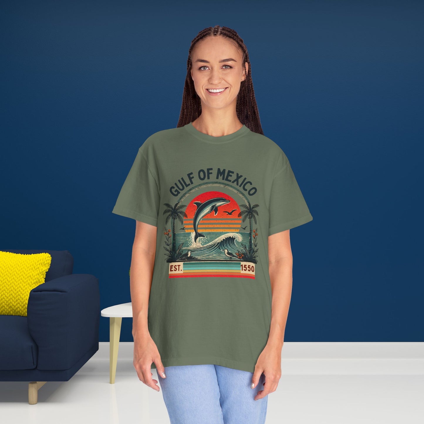 Gulf of Mexico Tee Dolphin Resist T-Shirt Social Justice Shirt Comfort Colors Resistance Tee Anti Trump Protest Tshirt Democrat Apparel