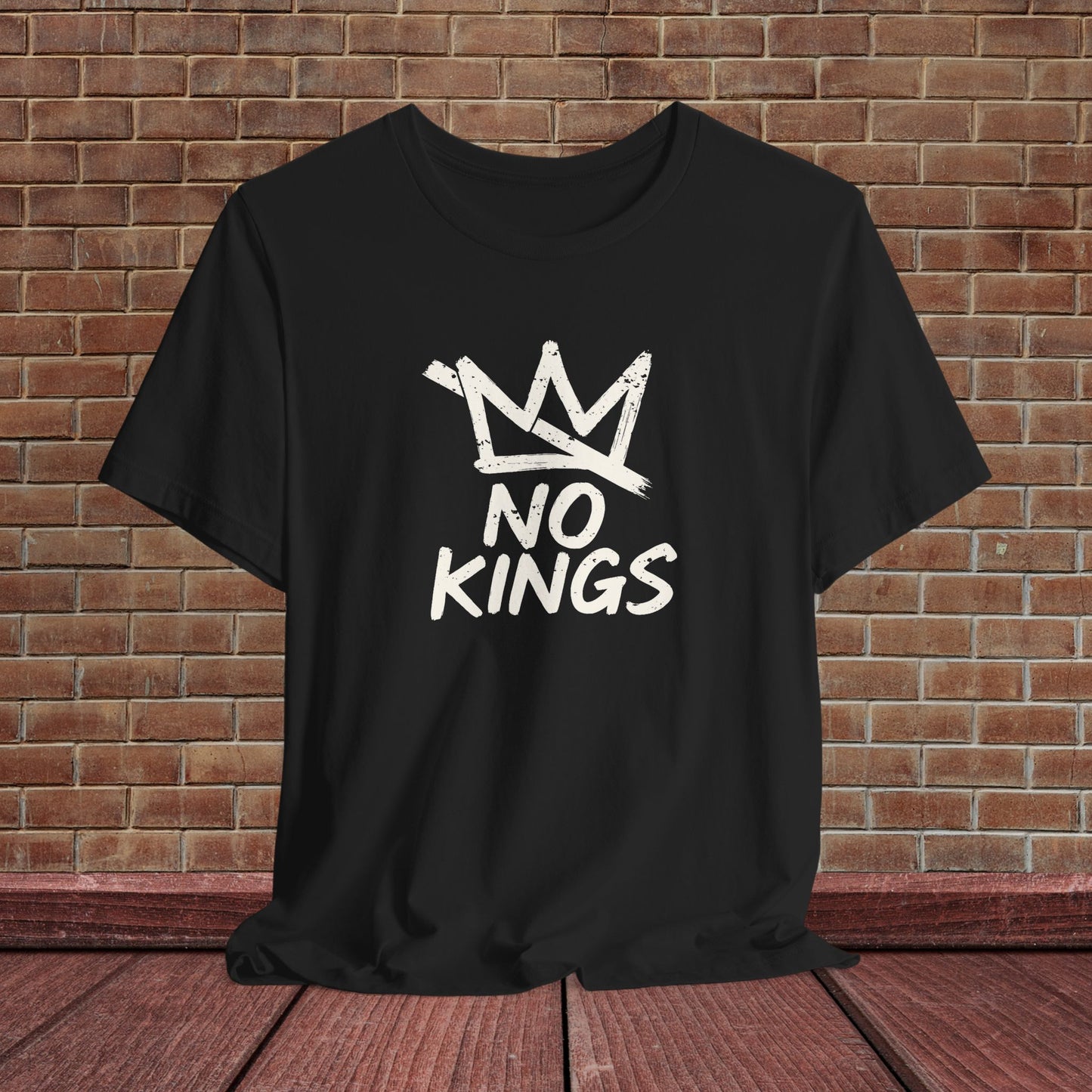No Kings Tee No Kings in America Social Justice Shirt Protest Anti Trump Resistance Ring-Spun Cotton Protest TShirt Express Shipping