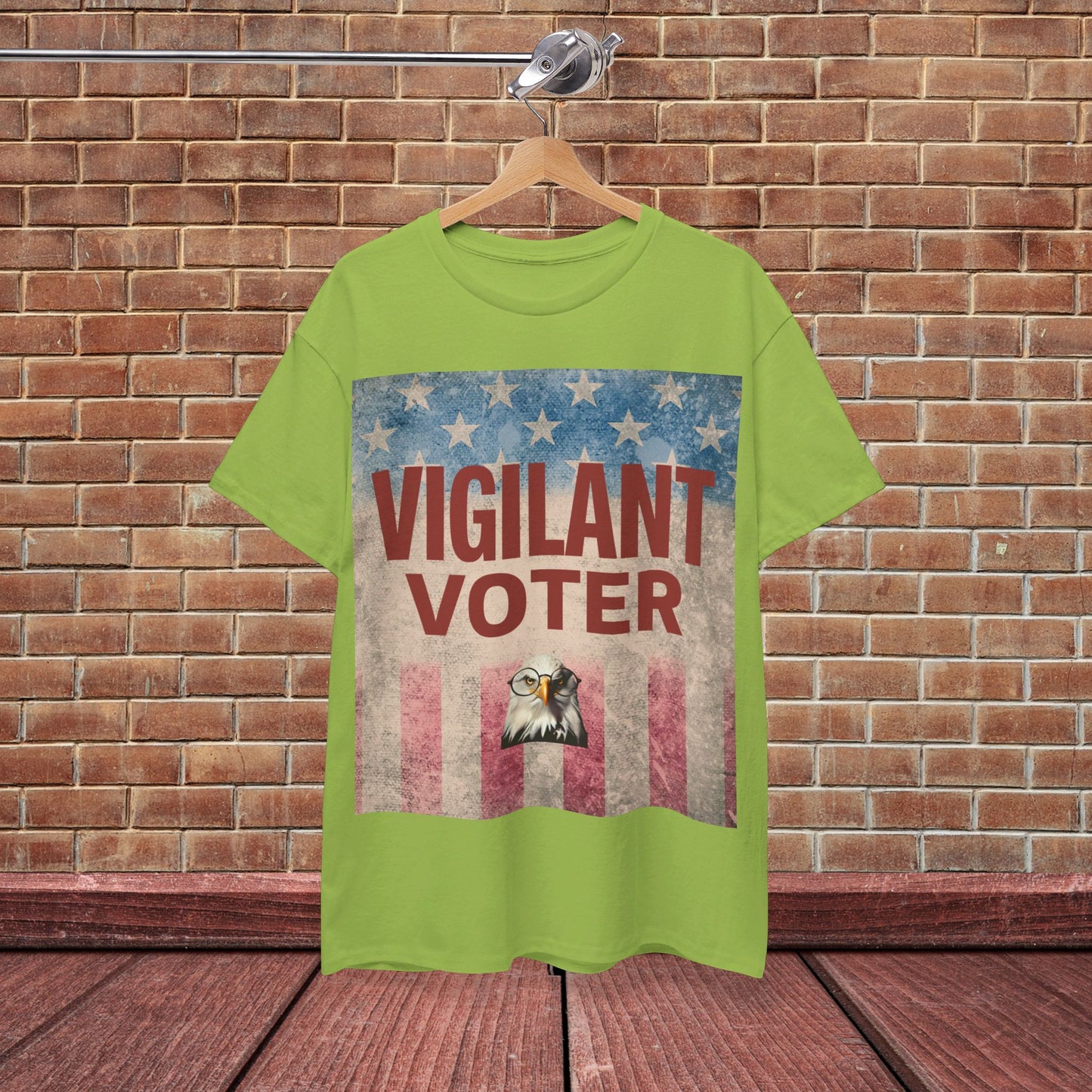 Vigilant Voter Shirt- Vote Blue Save Democracy Tee- Democrat Presidential Election T-Shirt