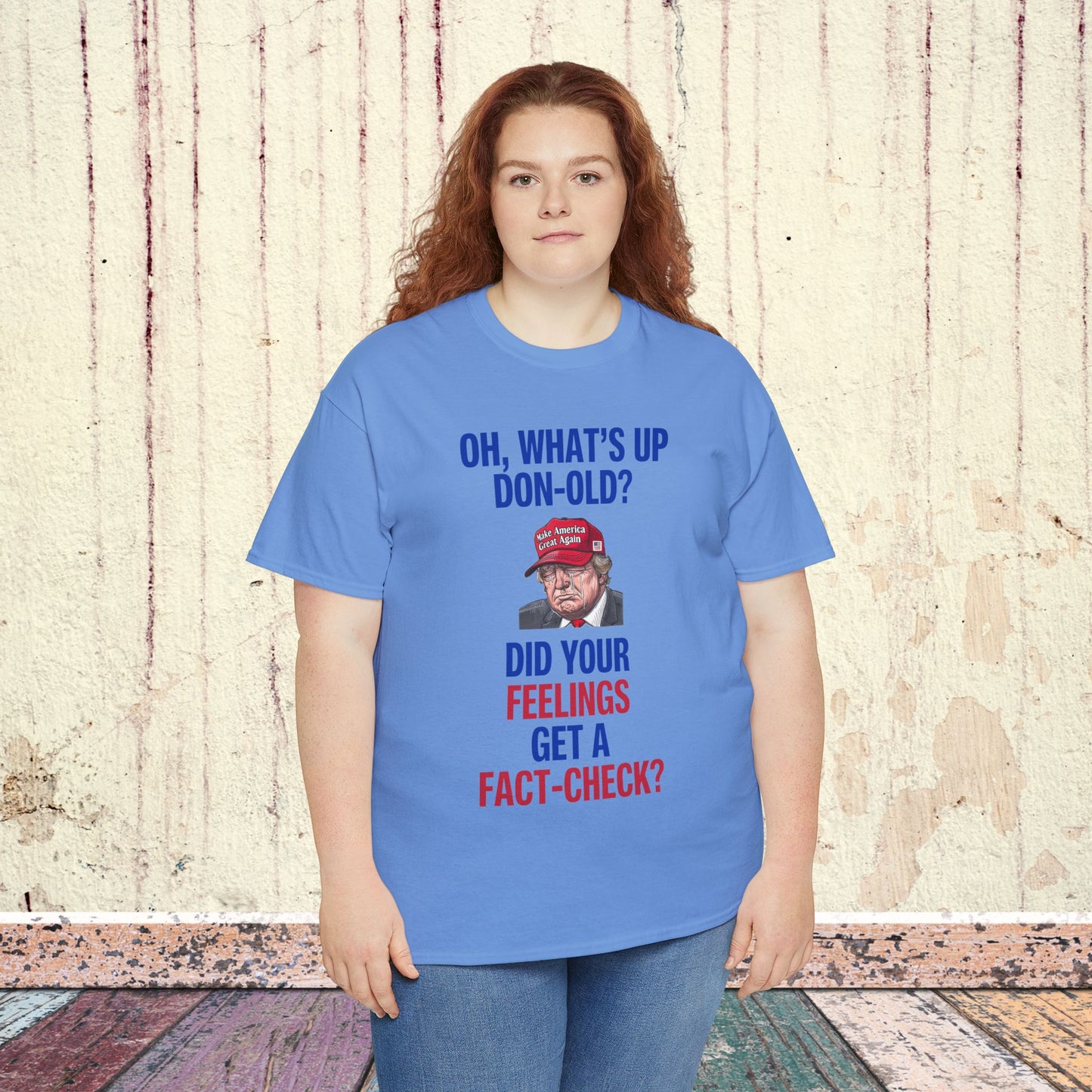 Did Your Feelings Get a Fact-Check? Shirt- Humorous Anti-Fascism Tee-  Democrat Presidential Election T-Shirt