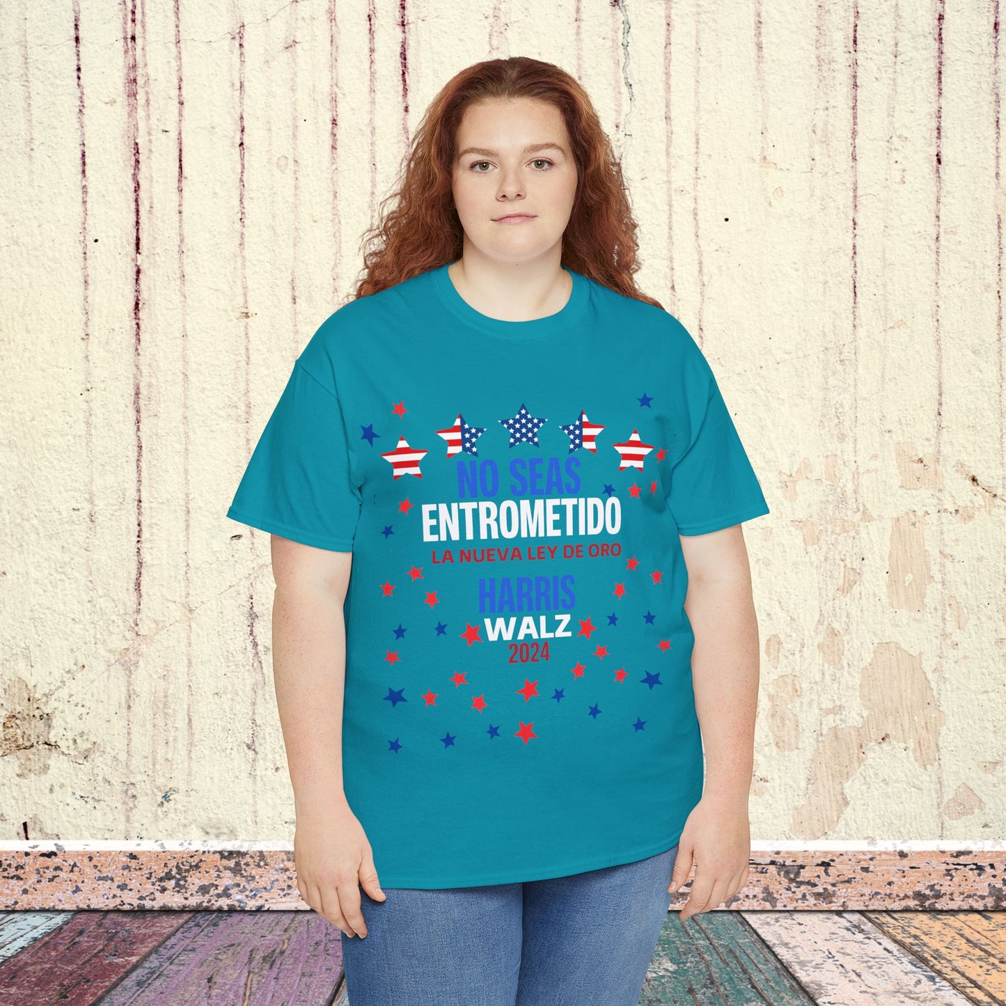 No Seas Entrometido Shirt- Harris/Walz 2024 T-Shirt in Spanish-  Democrat Presidential Election Tee