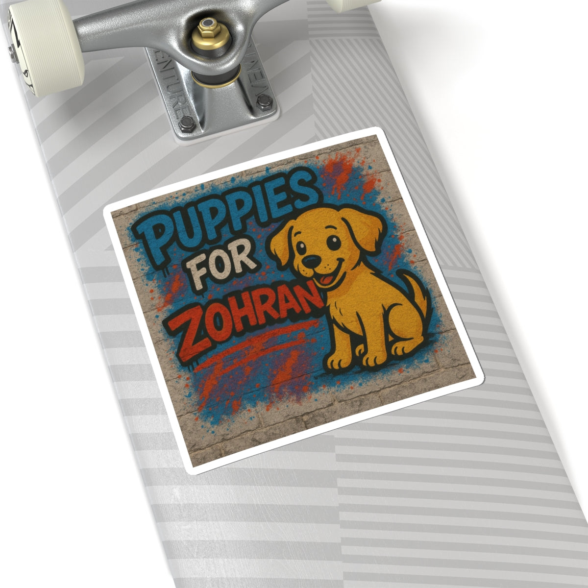 Political Sticker Puppies for Zohran Mamdani Merch NYC New York City Mayor 2025 Decal FDT Anti-Fascism Resistance Decal Social Democrat