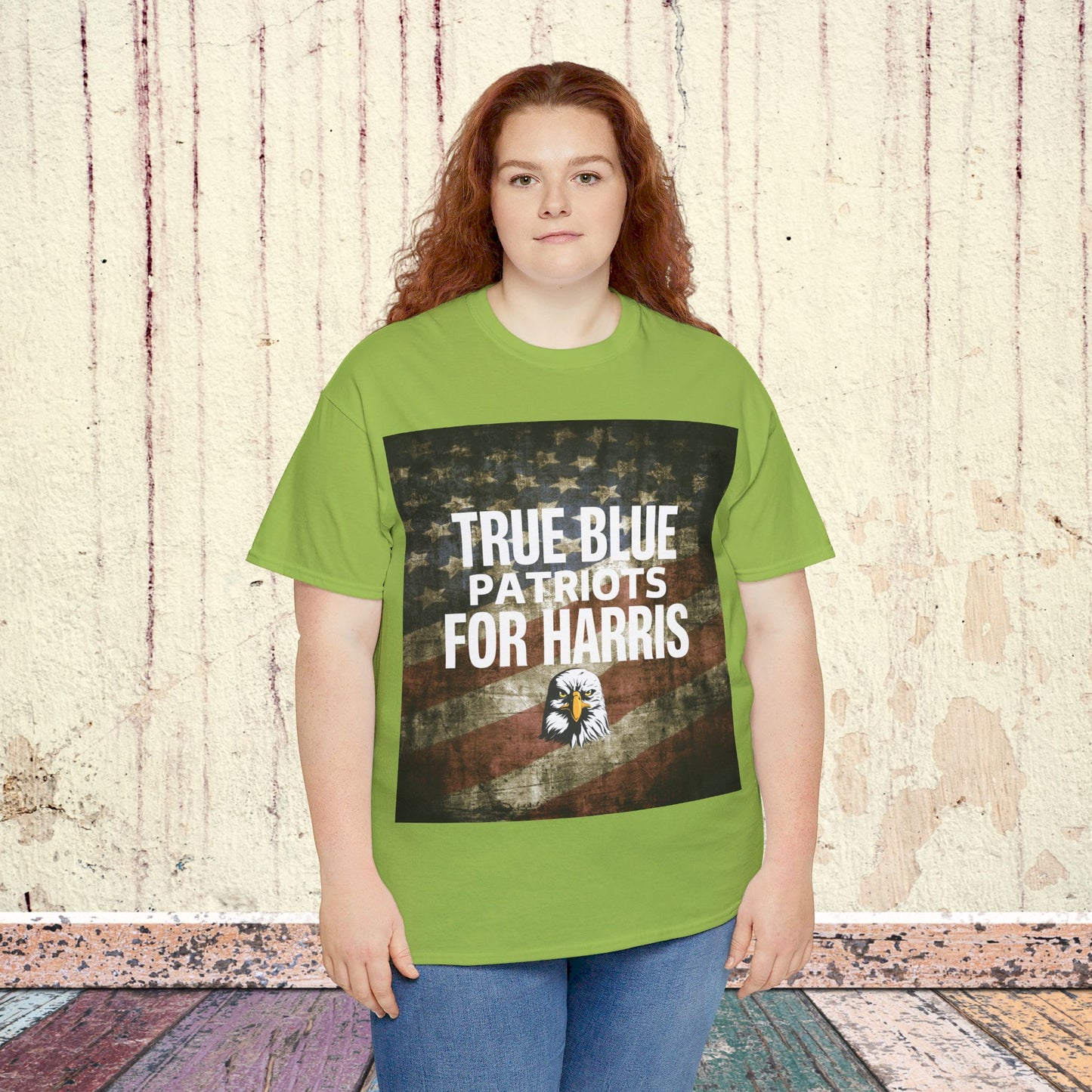 True Blue Patriots for Harris Shirt- Save Democracy Tee- Democrat Presidential Election T-Shirt