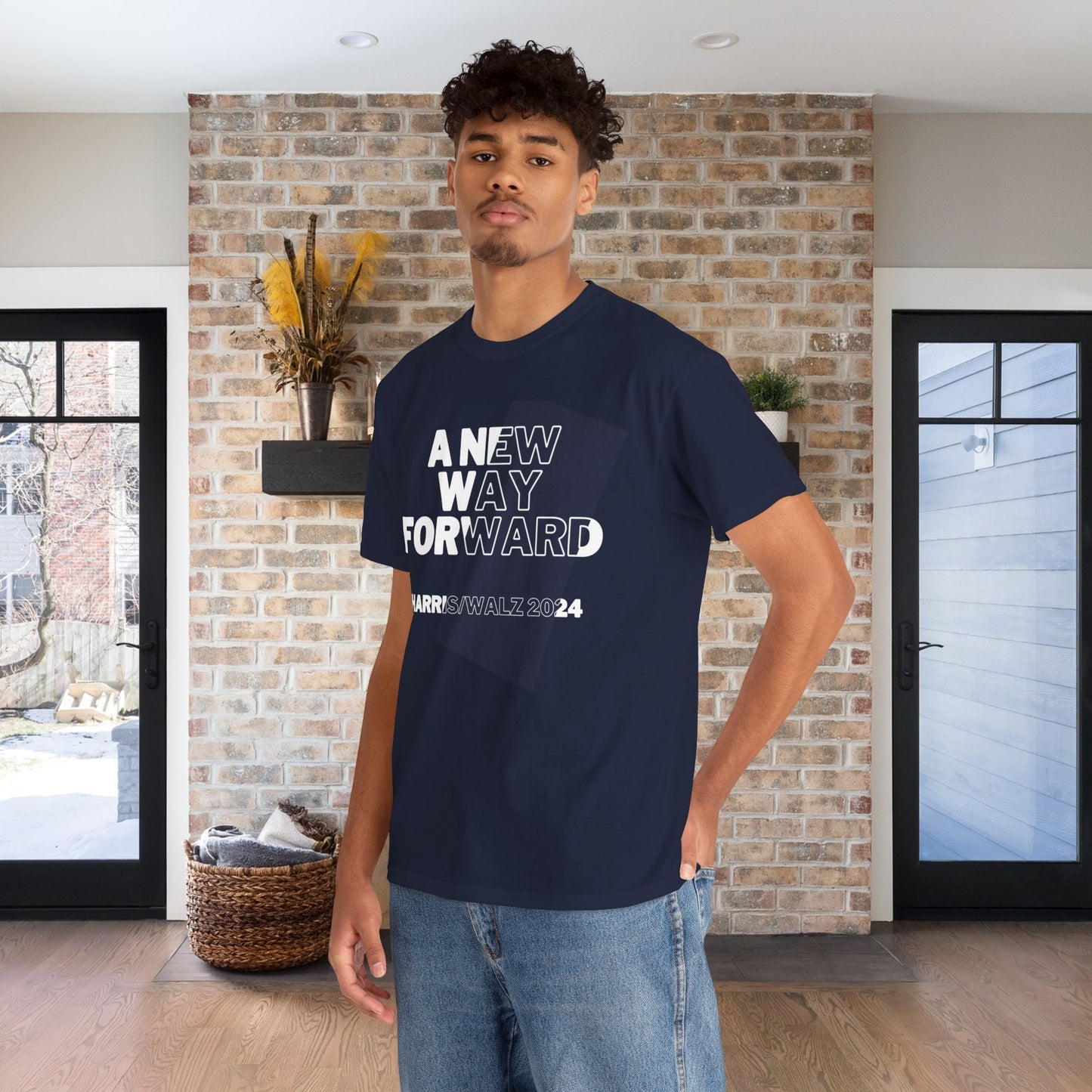 New Way Forward Shirt- We're Not Going Back Tee-  Democrat Presidential Election T-Shirt