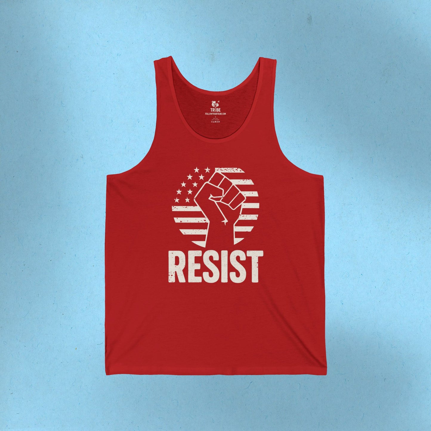 Resist Social Justice Shirt Anti-Trump Protest Tank Top Anti-Fascism Merch Reject Maga Resistance Tee Activist Tank Top for Democrat Apparel