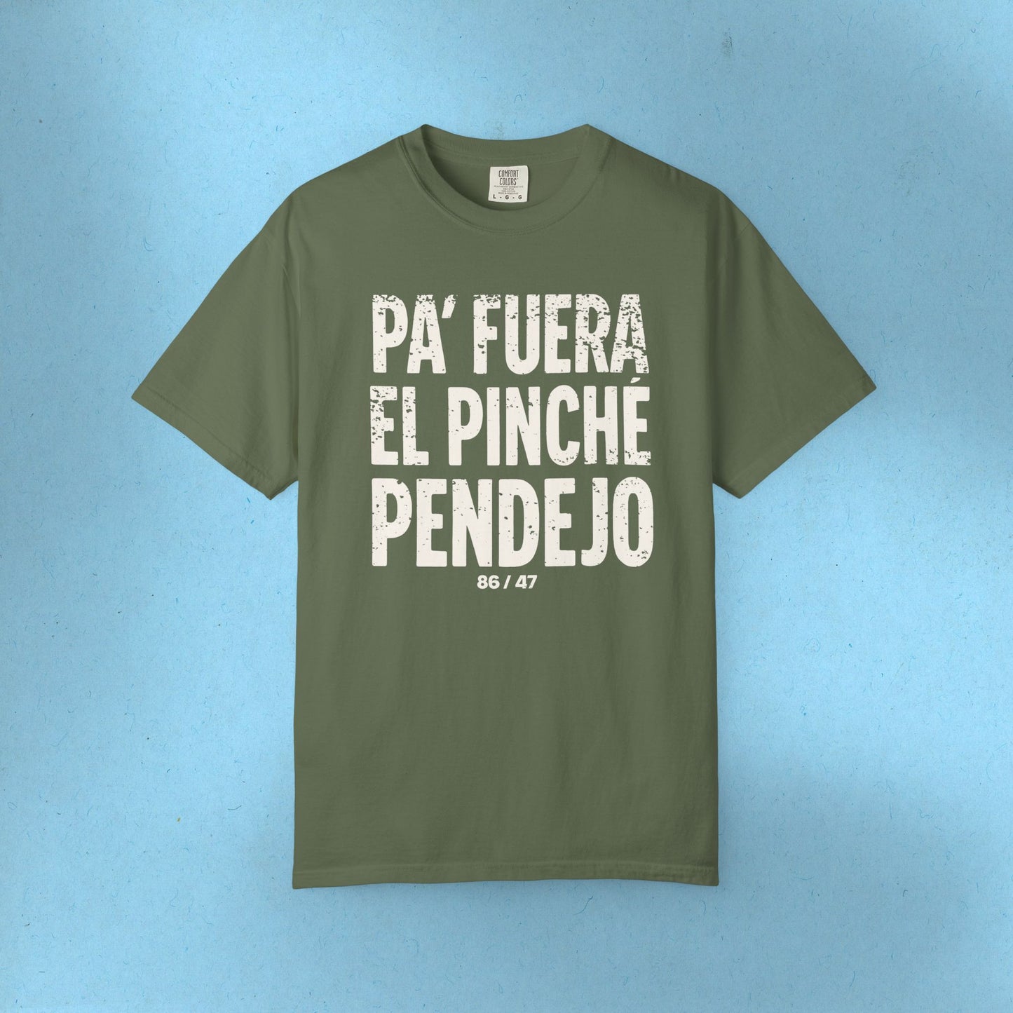 Pinche Pendejo Camisa Anti Trump Camiseta Protesta Anti-Maga T-Shirt Comfort Colors Polo En Español Playera para Activista Justicia Social