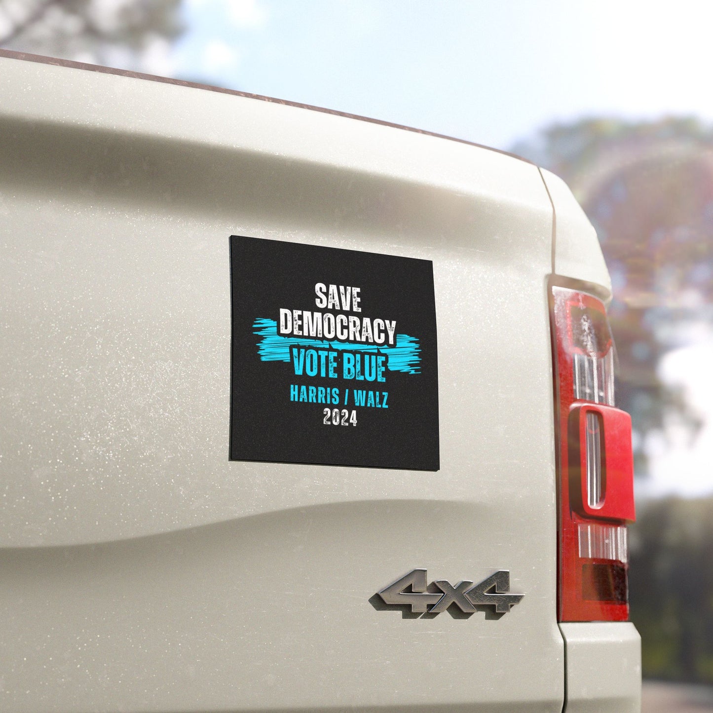 Save Democracy Car Magnet -  Vote Blue Magnet - Harris/Walz 2024 Magnet