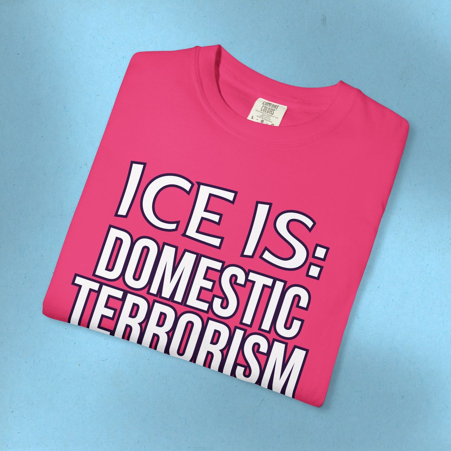Abolish IceI-Is Tee Protest Shirt Foxtrot Delta Tango Fck Donald Trump Anti-Fascism Abolish ICE Gestapo Comfort Colors Cotton Tshirt