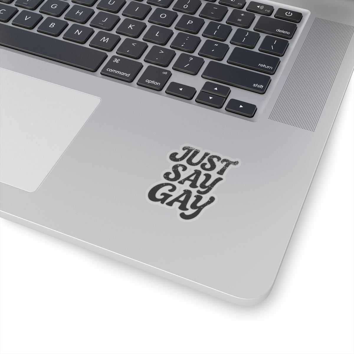 Just Say Gay LGBT Water Bottle Sticker for Laptop LGBTQ Decal Queer Lesbian Bisexual Transgender Gay Pride Merch LGBTQIA Political Adhesive