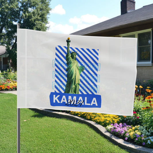 Statue of Liberty Freedom Kamala 2024 Flag - Save Democracy Freedom Flag