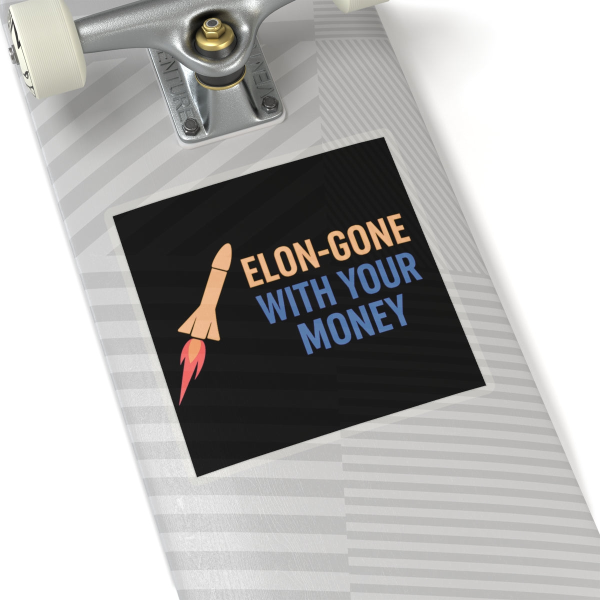 Resist Sticker Elon Gone With Your Money Anti-Trump Merch Political Decal FDT Protest Sticker Activist Anti-Fascism Resistance Decal