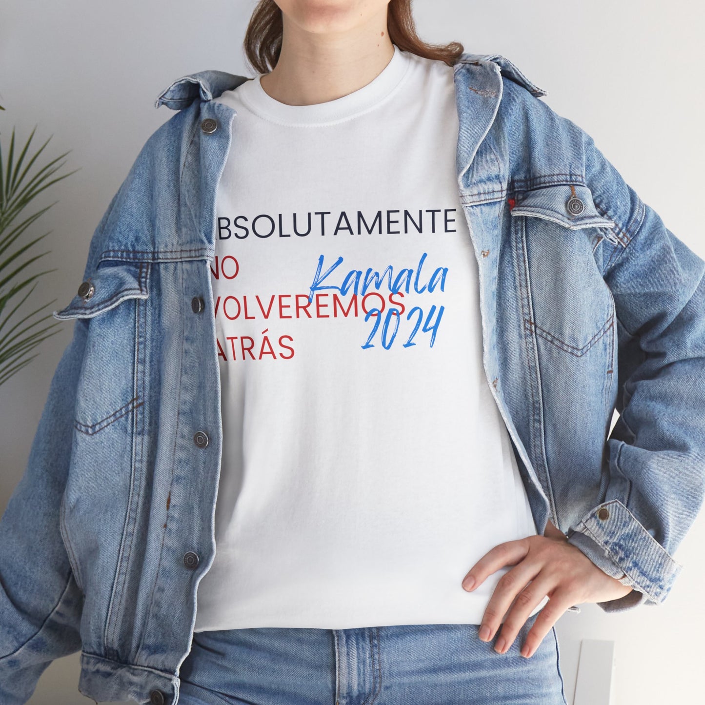 Absolutamente No Volveremos Atrás Shirt- We're Not Going Back en Español Save Democracy Tee-  Democrat Presidential Election T-Shirt