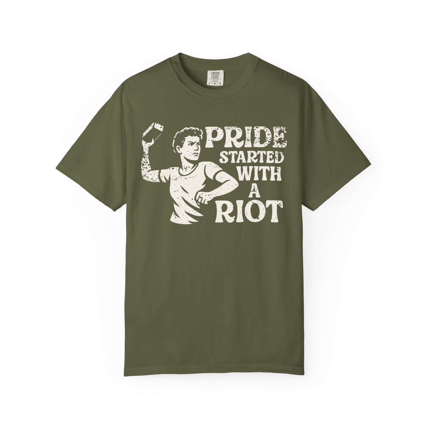Stonewall Protest Shirt Social Justice LGBTQ T-Shirt Comfort Colors LGBT Tee Queer Lesbian Bisexual Trans Gay Pride Apparel LGBTQIA TShirt