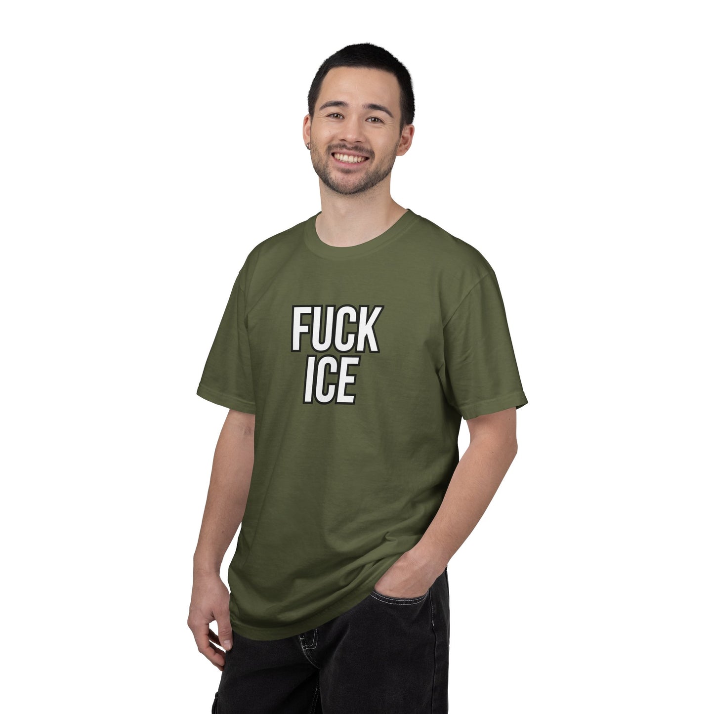 F*ck Ice Tee Protest Shirt Foxtrot Delta Tango F*ck Donald Trump Anti-Fascism Abolish Icestapo Comfort Colors Ring-Spun Cotton Tshirt