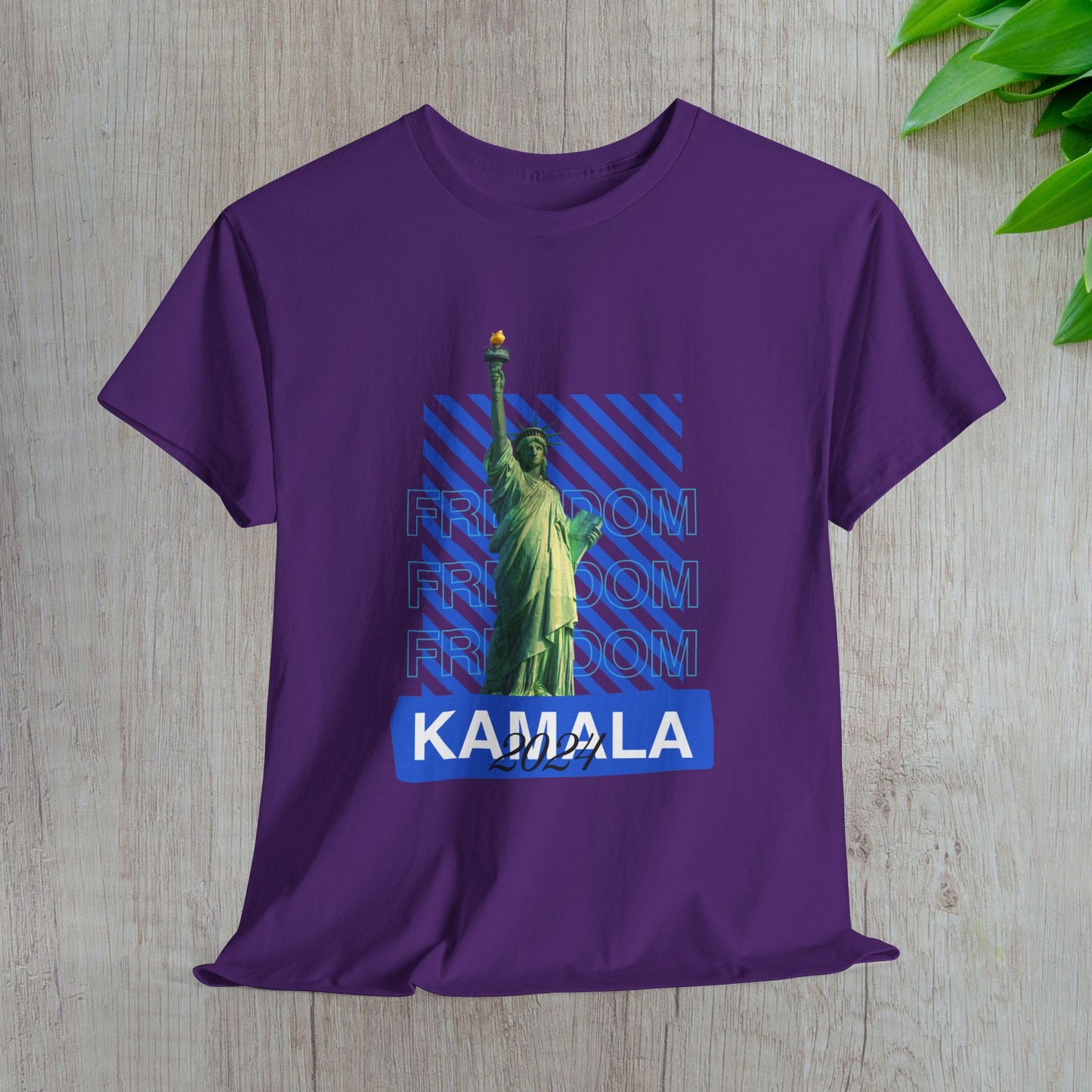 Statue of Liberty Kamala 2024 Freedom Shirt- Vote Blue T-Shirt- Democrat Presidential Election T-Shirt- Save Democracy Shirt