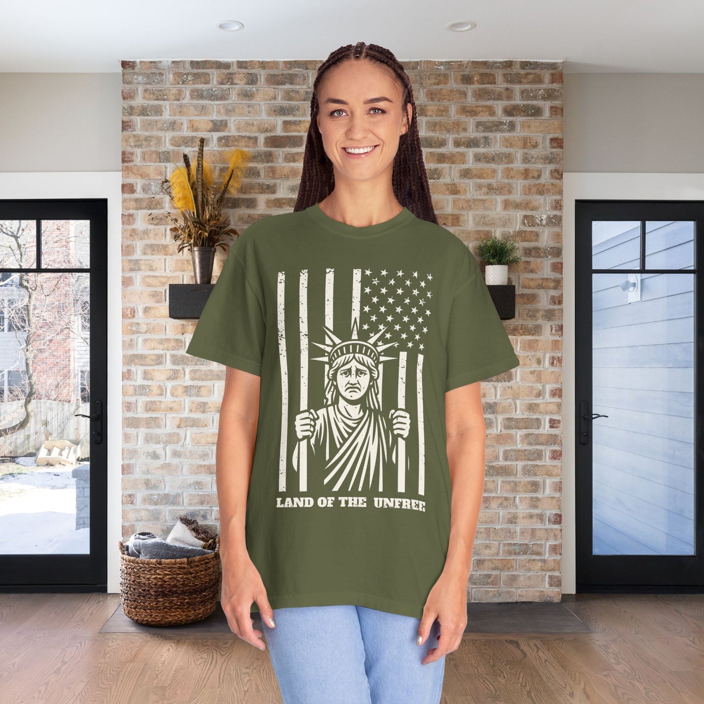 Unfree Social Justice Shirt Anti Trump Resistance Tee Anti-Fascism Protest TShirt Comfort Colors Activist T-Shirt Gift for Democrat Apparel