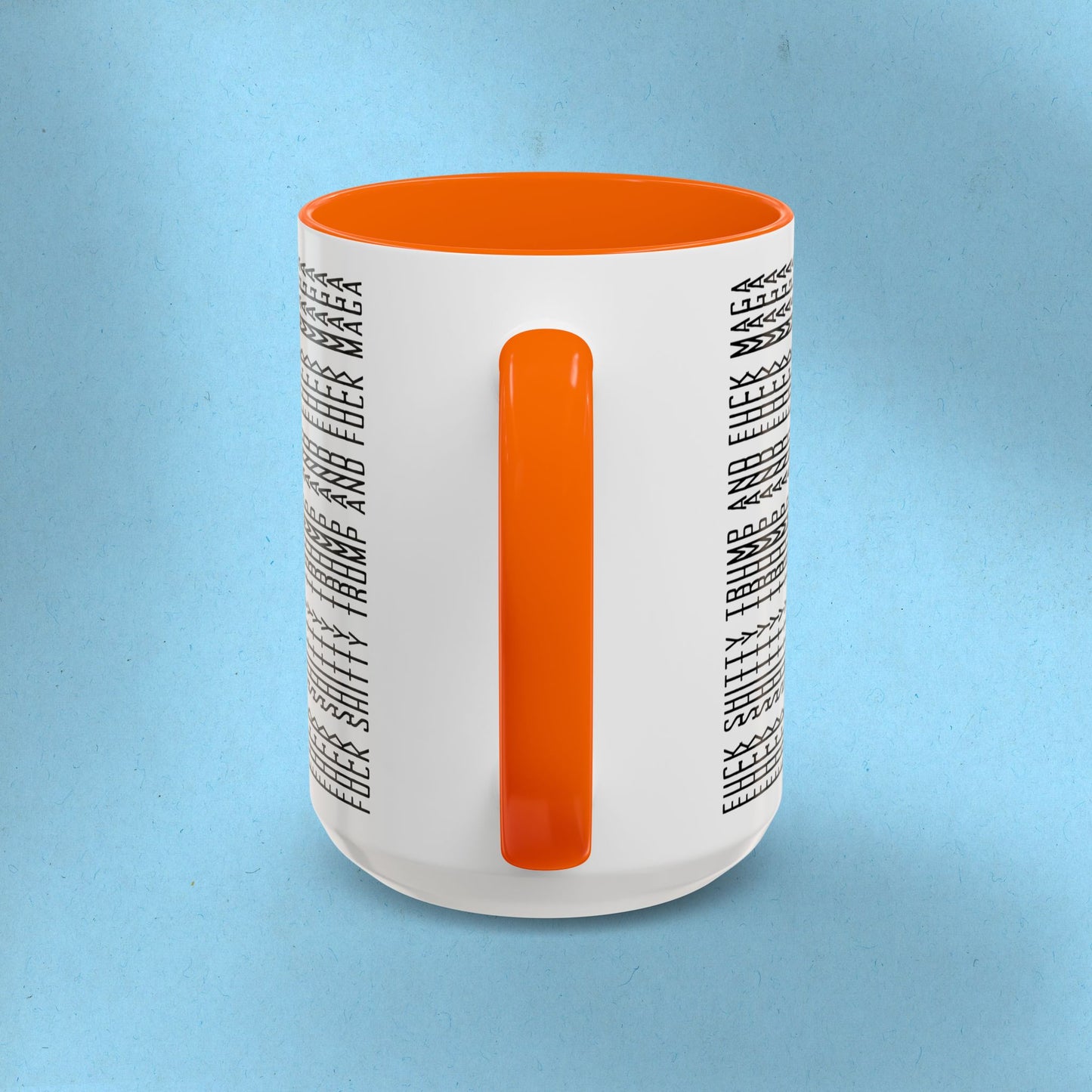 FDT Mug Hidden Message Mug Fuck Shitty Trump and Fuck Maga Coffee Cup FDT Ceramic Cup Foxtrot Delta Tango Anti-Fascism Anti-Trump Merch