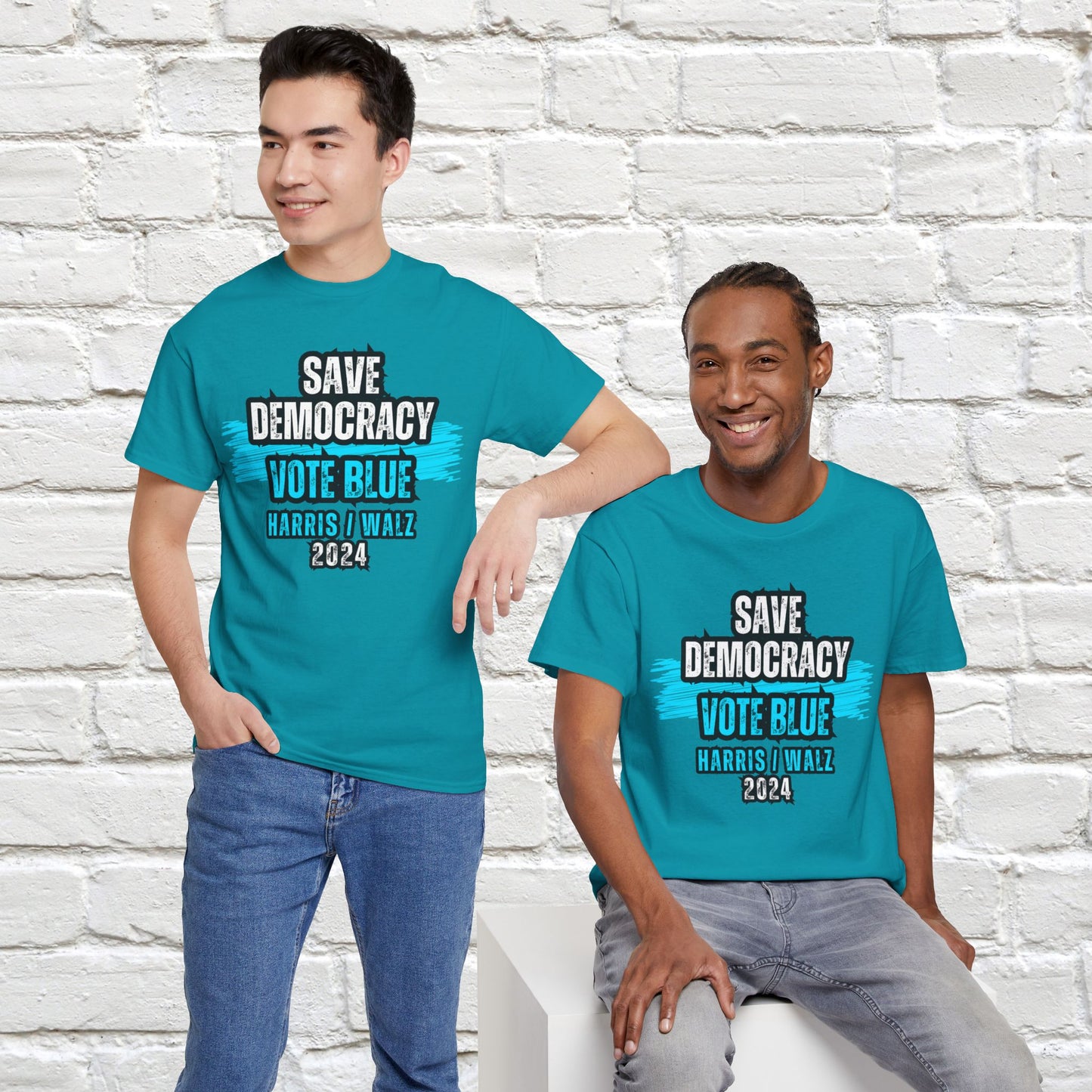 Save Democracy Vote Blue Shirt- Save Democracy Tee- Democrat Presidential Election T-Shirt