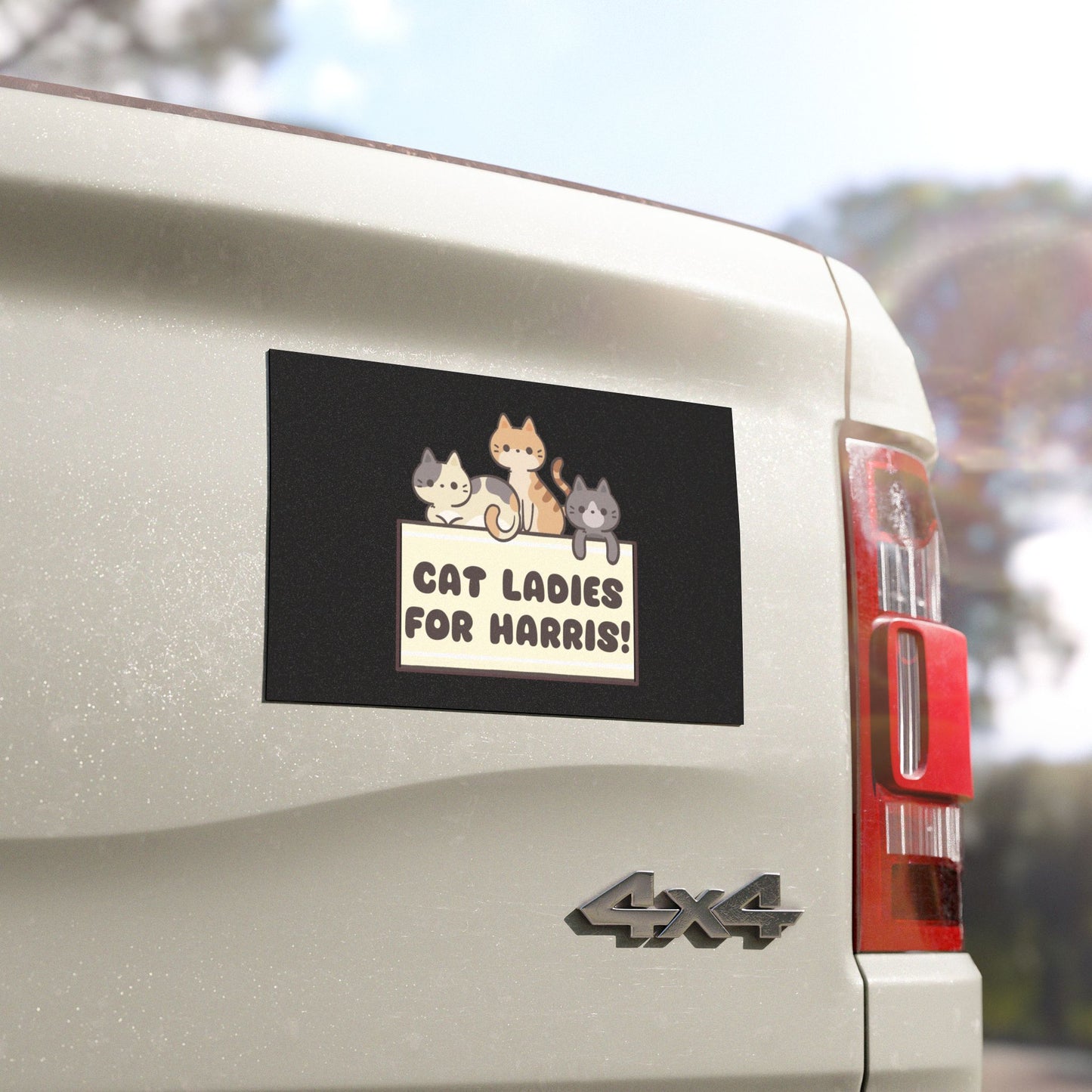 Cat Ladies for Harris Car Magnet - Childless Cat Ladies Magnet