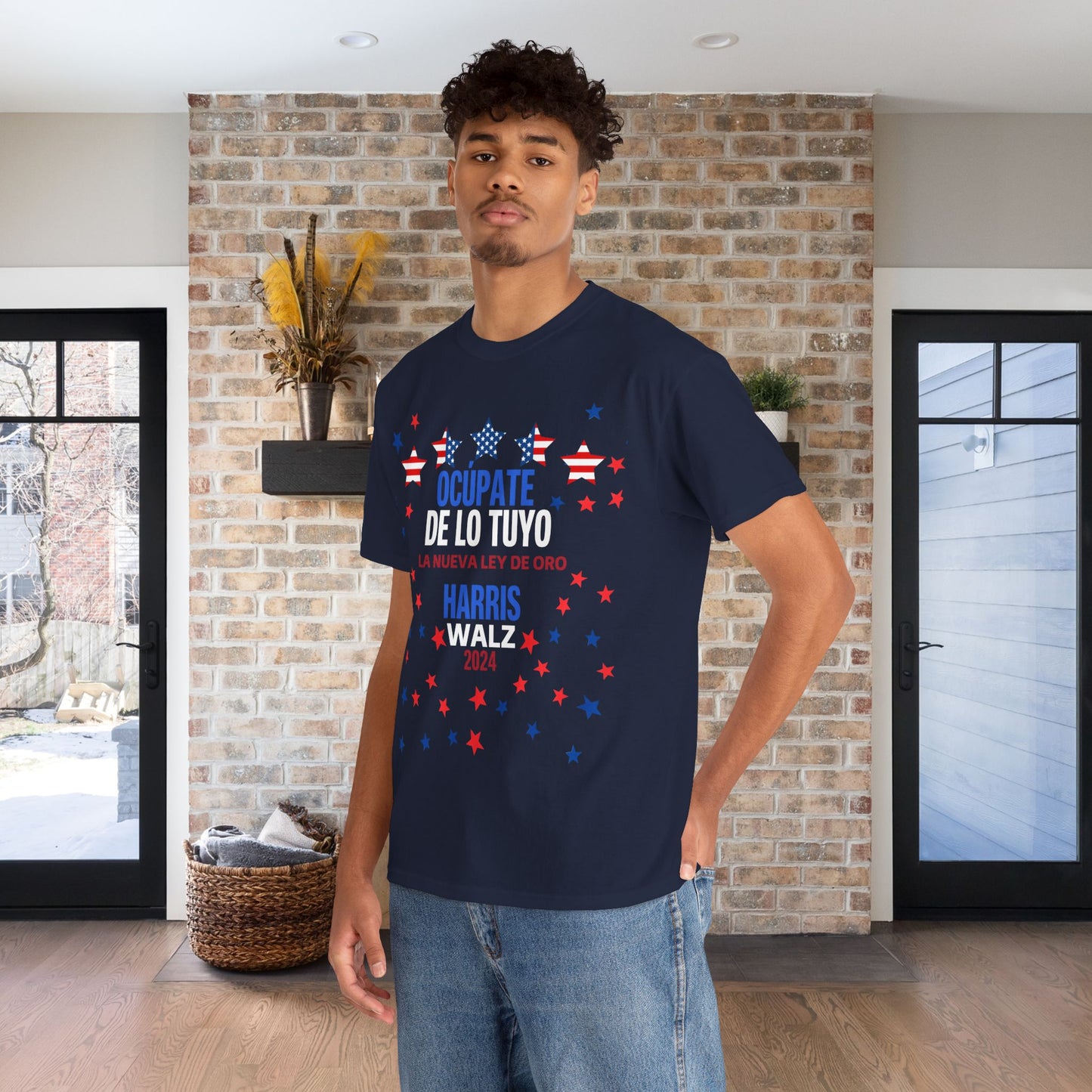 Ocúpate De Lo Tuyo Shirt- Harris/Walz 2024 T-Shirt in Spanish-  Democrat Presidential Election Tee