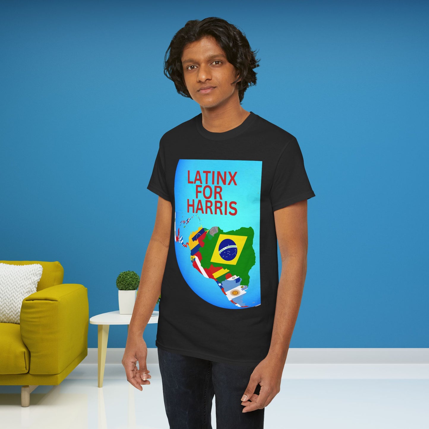 Latinx For Harris Shirt - Harris/Walz 2024 T-Shirt -  Democrat Presidential Election Tee