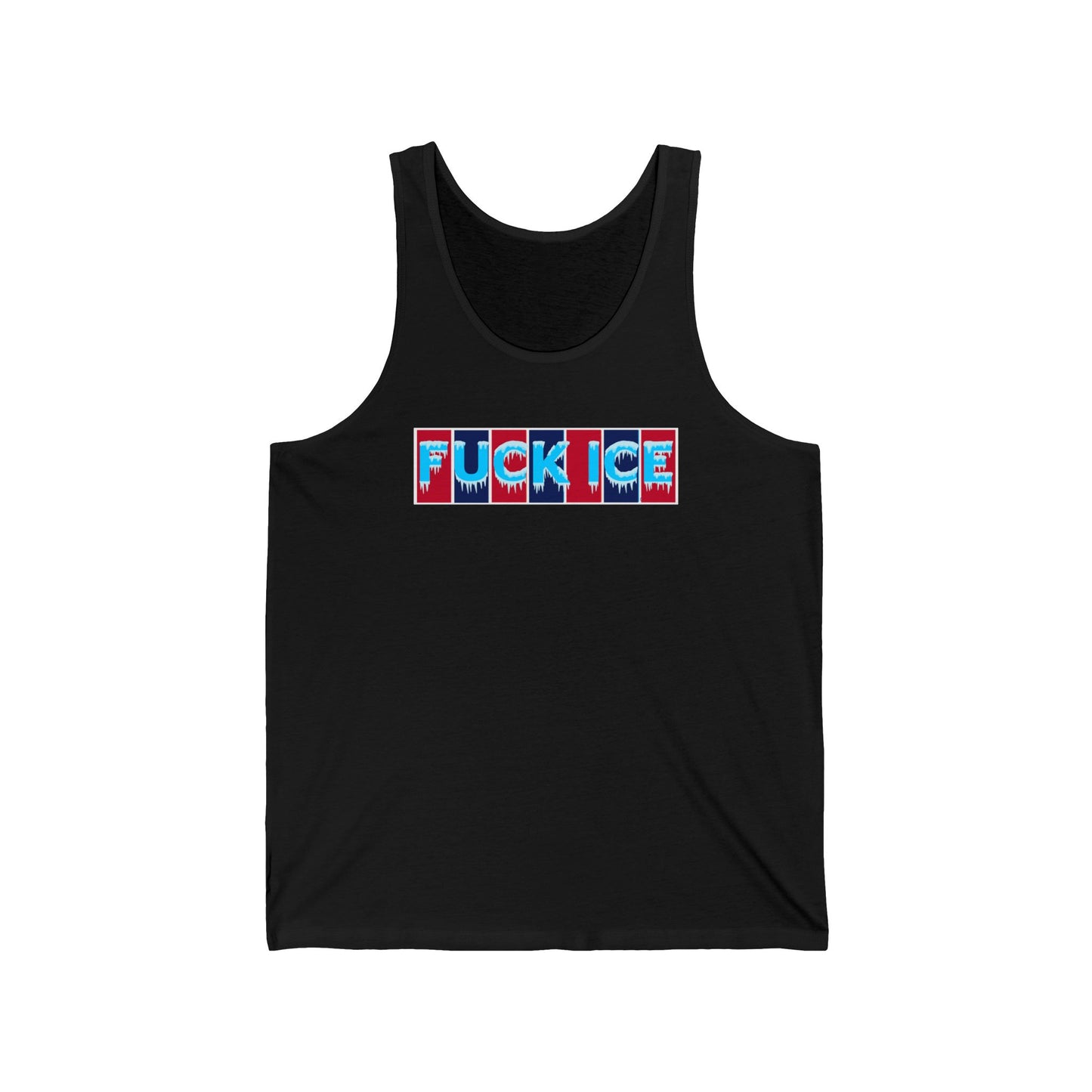 F*ck Ice Shirt Protest Tank Top Foxtrot Delta Tango Fck Donald Trump Social Justice Anti-Fascism Abolish Icestapo Sleeveless Cotton Apparel