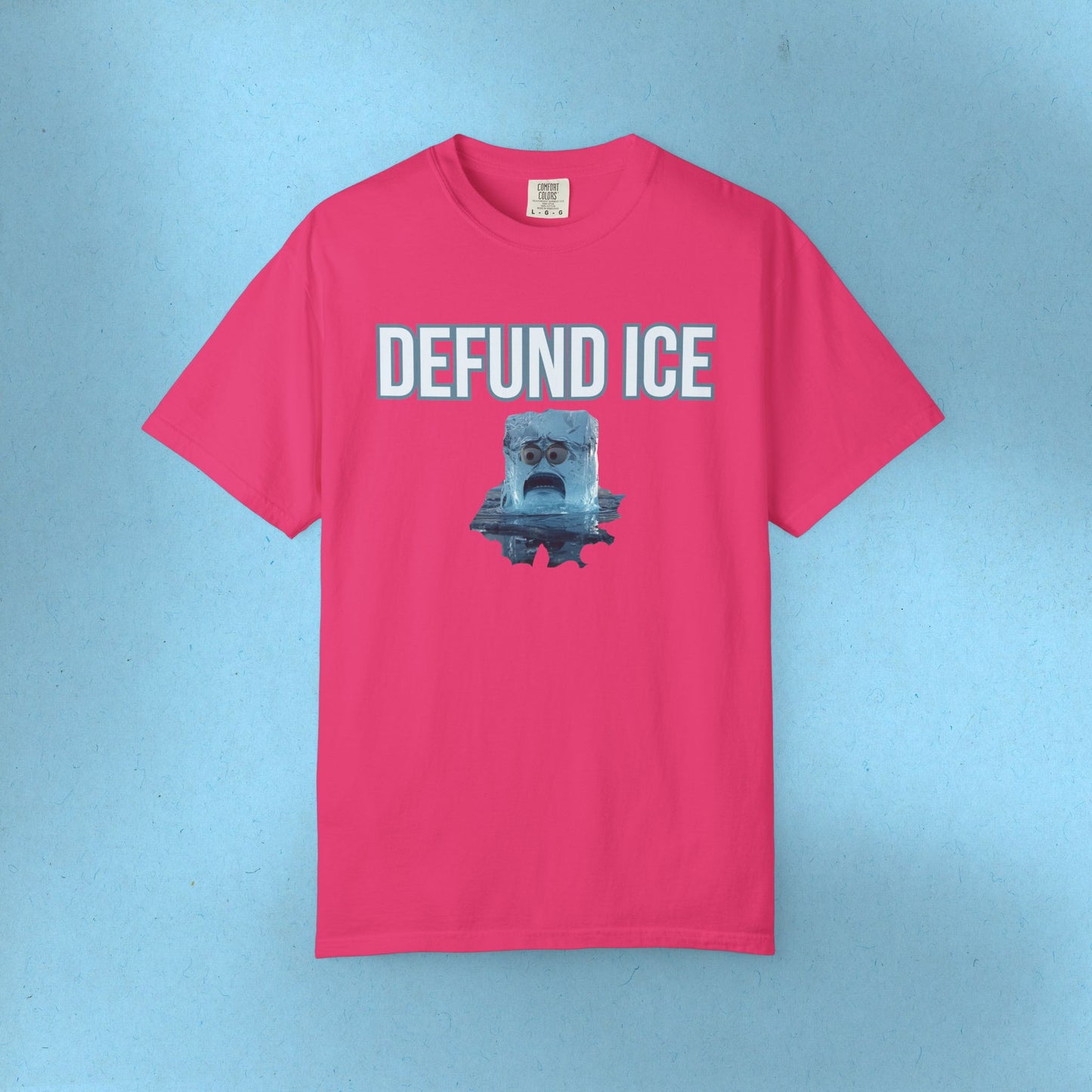 Defund ICE Tee Protest Shirt Foxtrot Delta Tango F*ck Donald Trump Anti-Fascism Abolish Icestapo Comfort Colors Ring-Spun Cotton Tshirt
