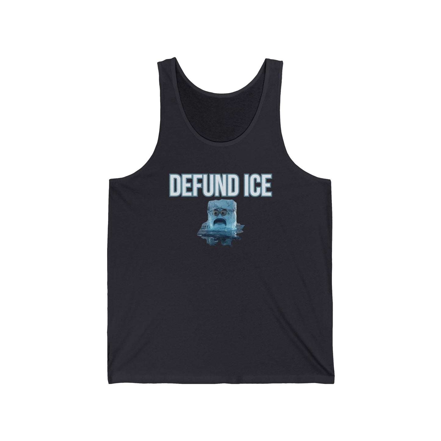 Defund Ice Shirt Protest Tank Top Foxtrot Delta Tango Fck Donald Trump Social Justice Anti-Fascism Abolish Icestapo Sleeveless TShirt Cotton